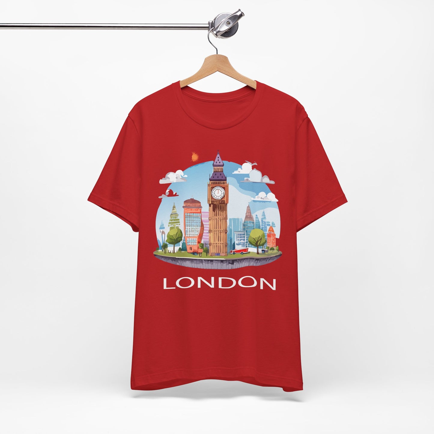 London Shirt, Travel T-Shirt, Tourist Shirts, Tee Shirt with Travel Prints 1