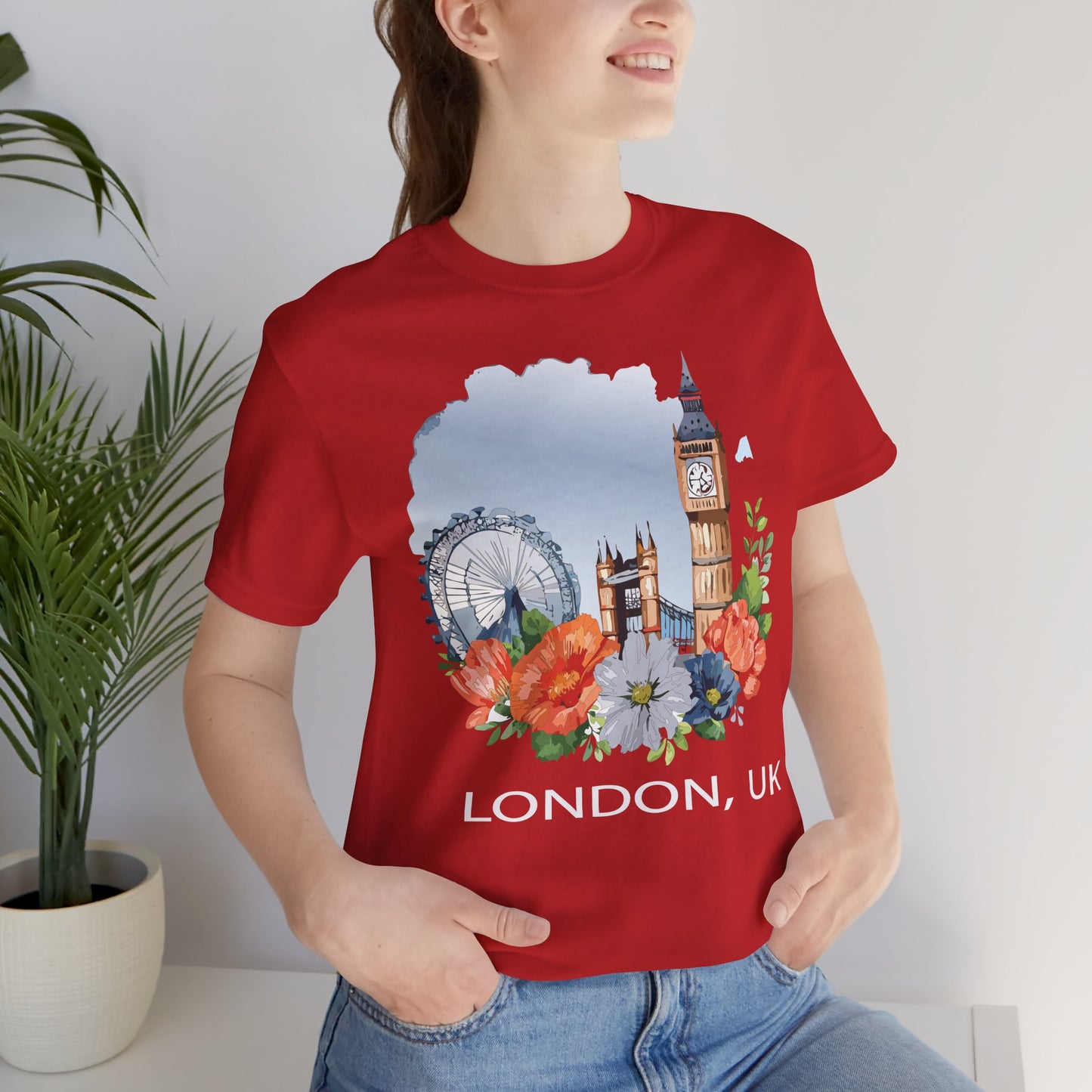 London Shirt, Travel T-Shirt, Tourist Shirts, Tee Shirt with Travel Prints 4