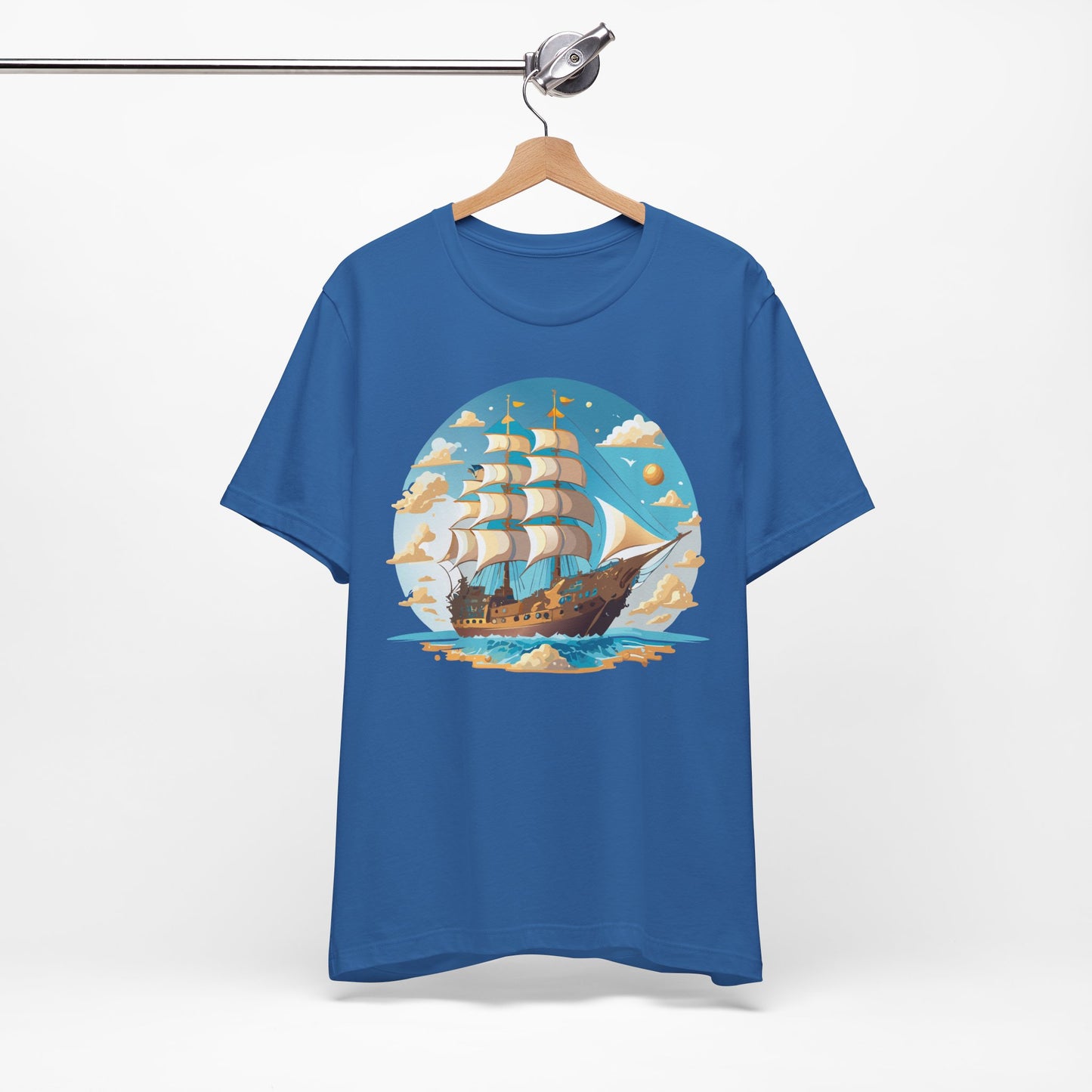 Ship Tee Shirt, Tee Shirt with Ship