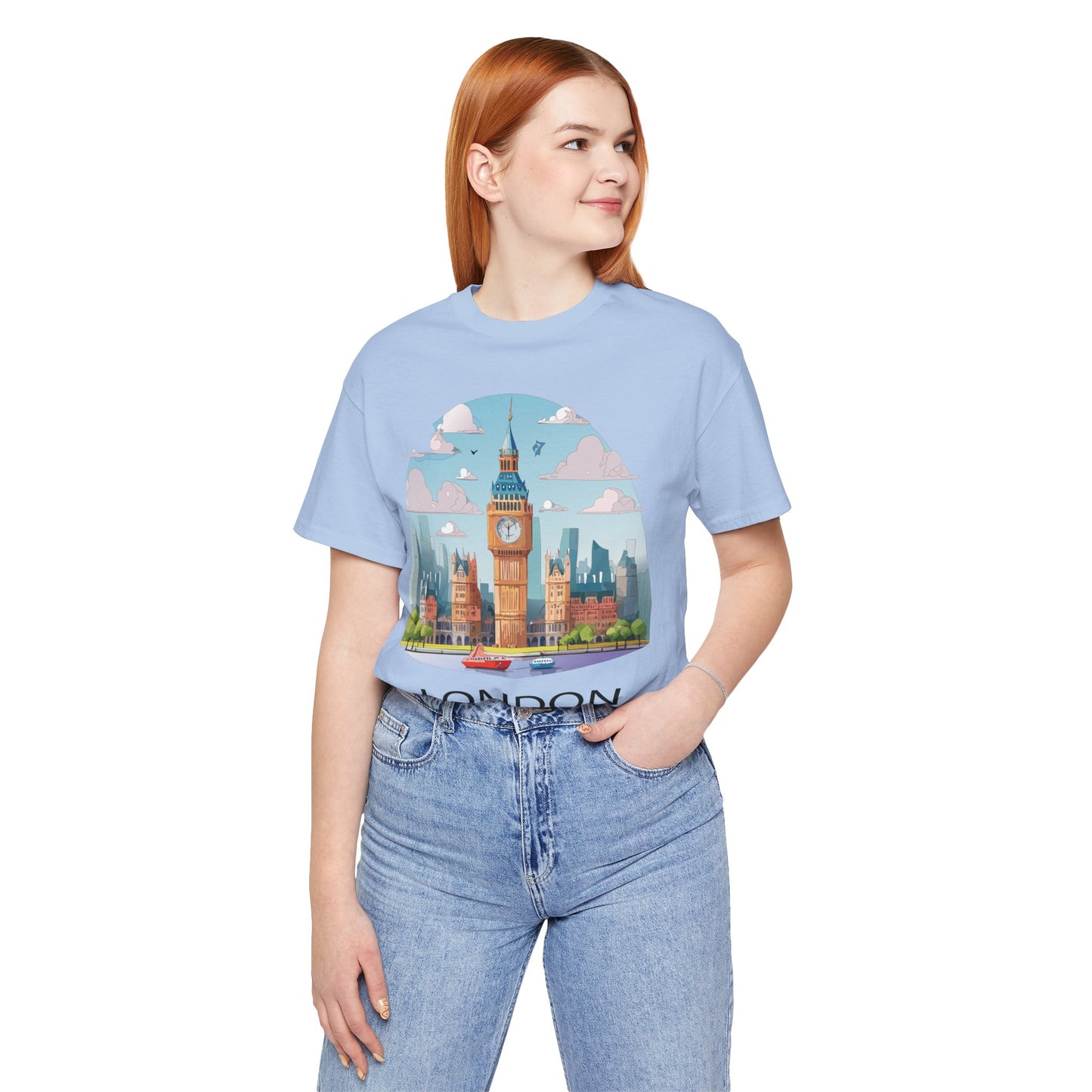London Shirt, Travel T-Shirt, Tourist Shirts, Tee Shirt with Travel Prints 2