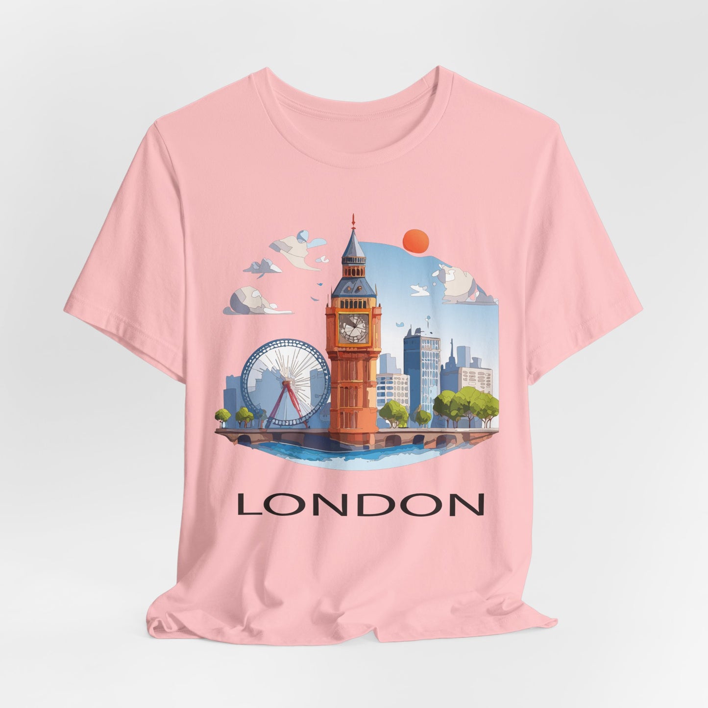 London Shirt, Travel T-Shirt, Tourist Shirts, Tee Shirt with Travel Prints 3
