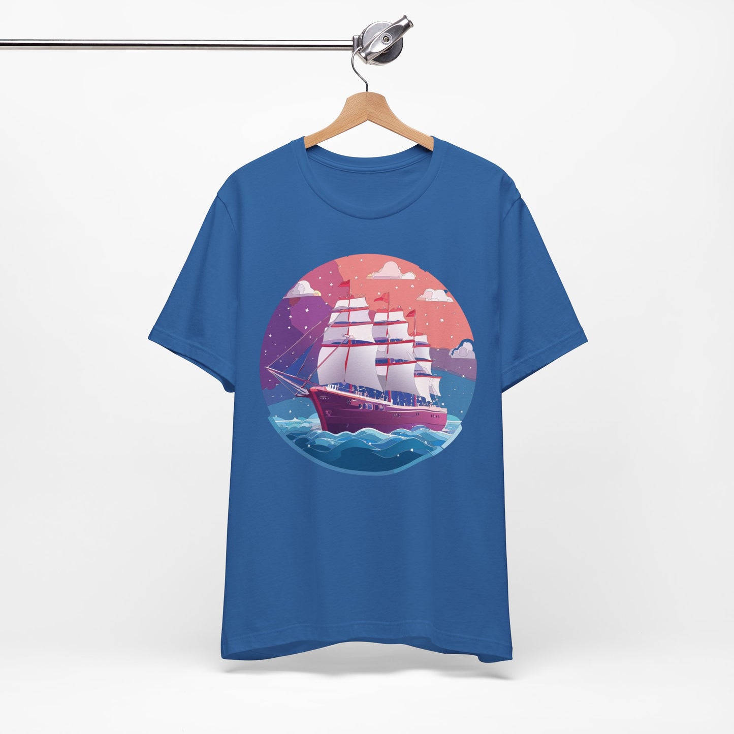 Ship Tee Shirt, Tee Shirt with Ship