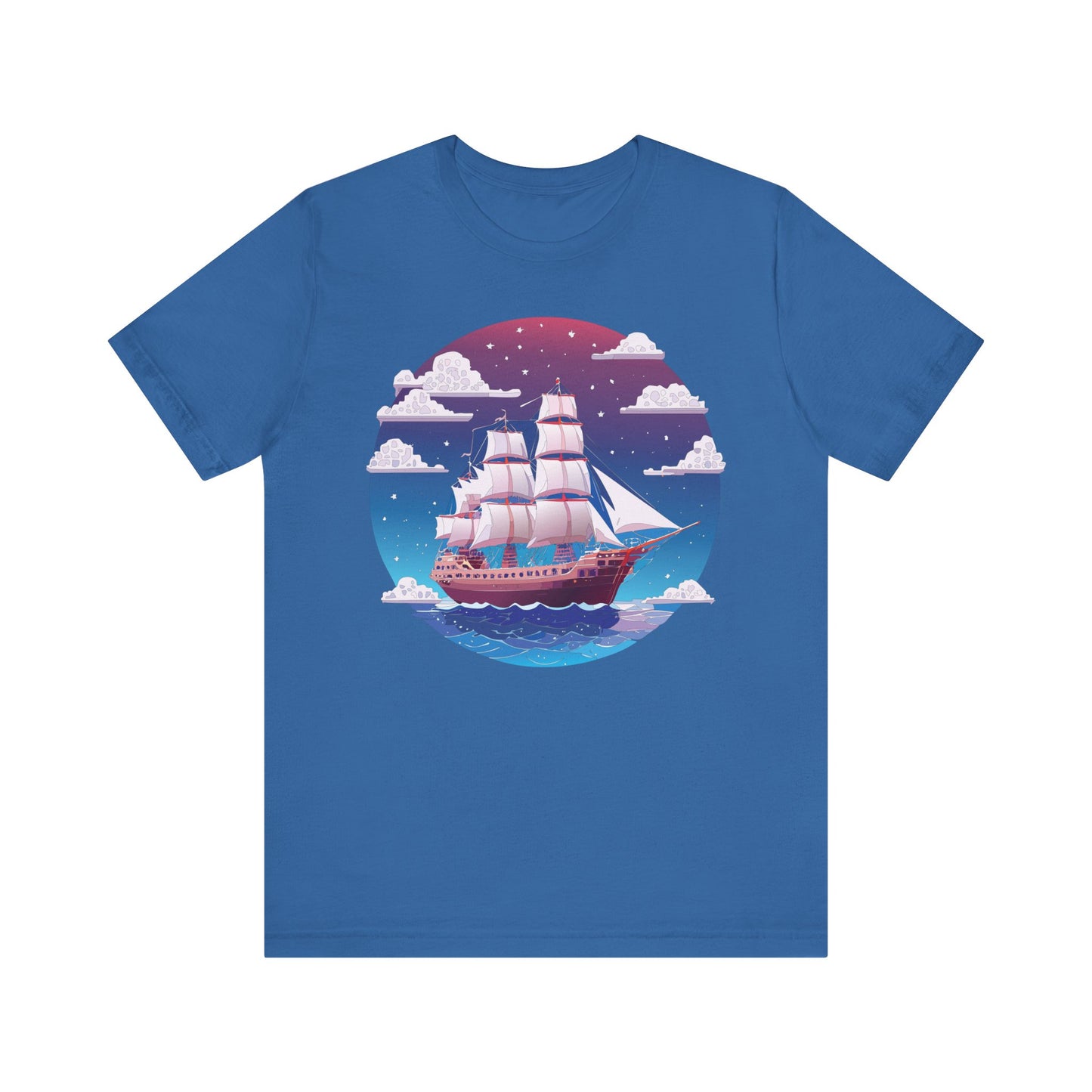 Ship Tee Shirt, Tee Shirt with Ship