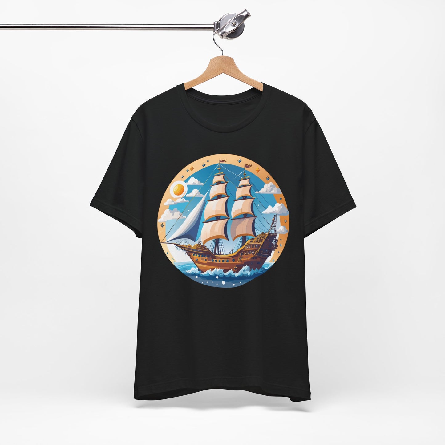 Ship Tee Shirt, Tee Shirt with Ship