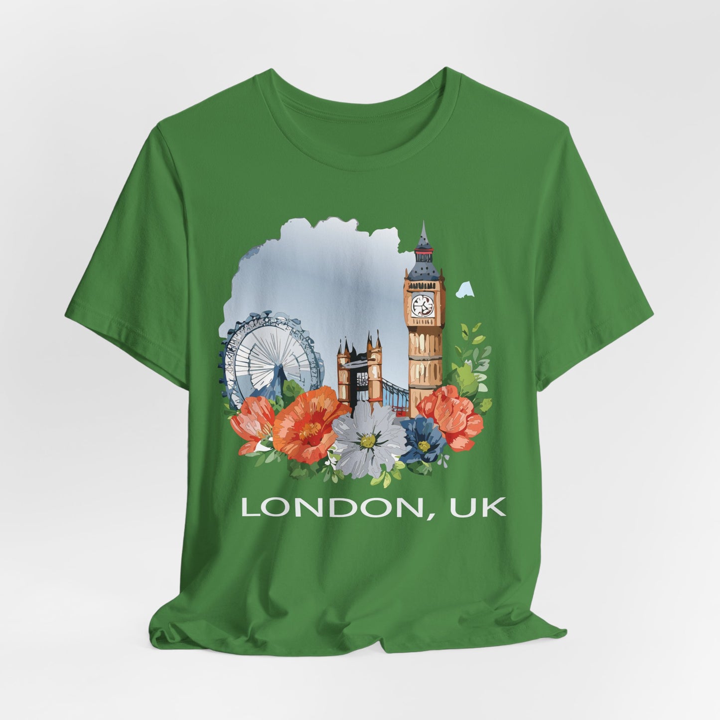 London Shirt, Travel T-Shirt, Tourist Shirts, Tee Shirt with Travel Prints 4