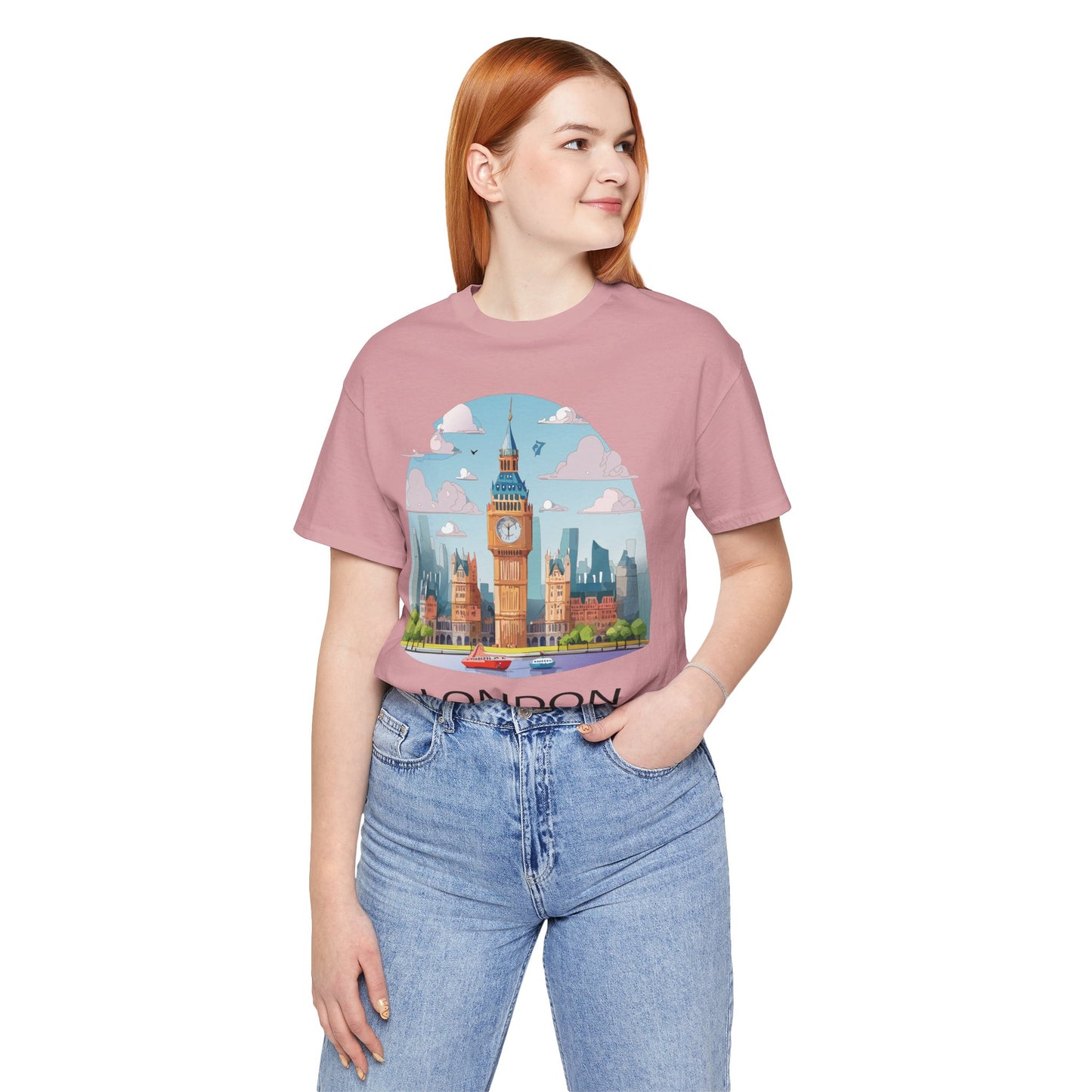 London Shirt, Travel T-Shirt, Tourist Shirts, Tee Shirt with Travel Prints 2