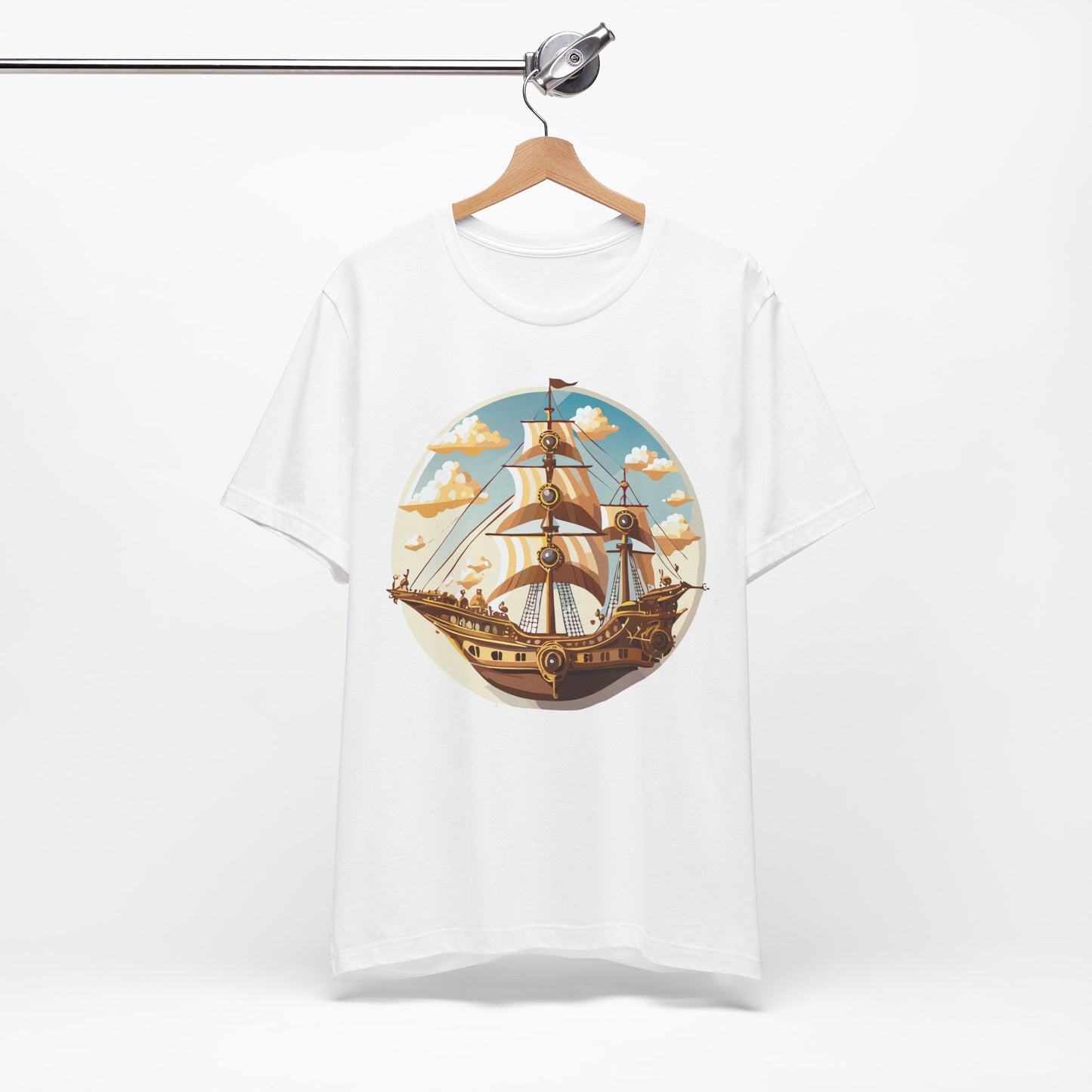 Ship Tee Shirt, Tee Shirt with Ship