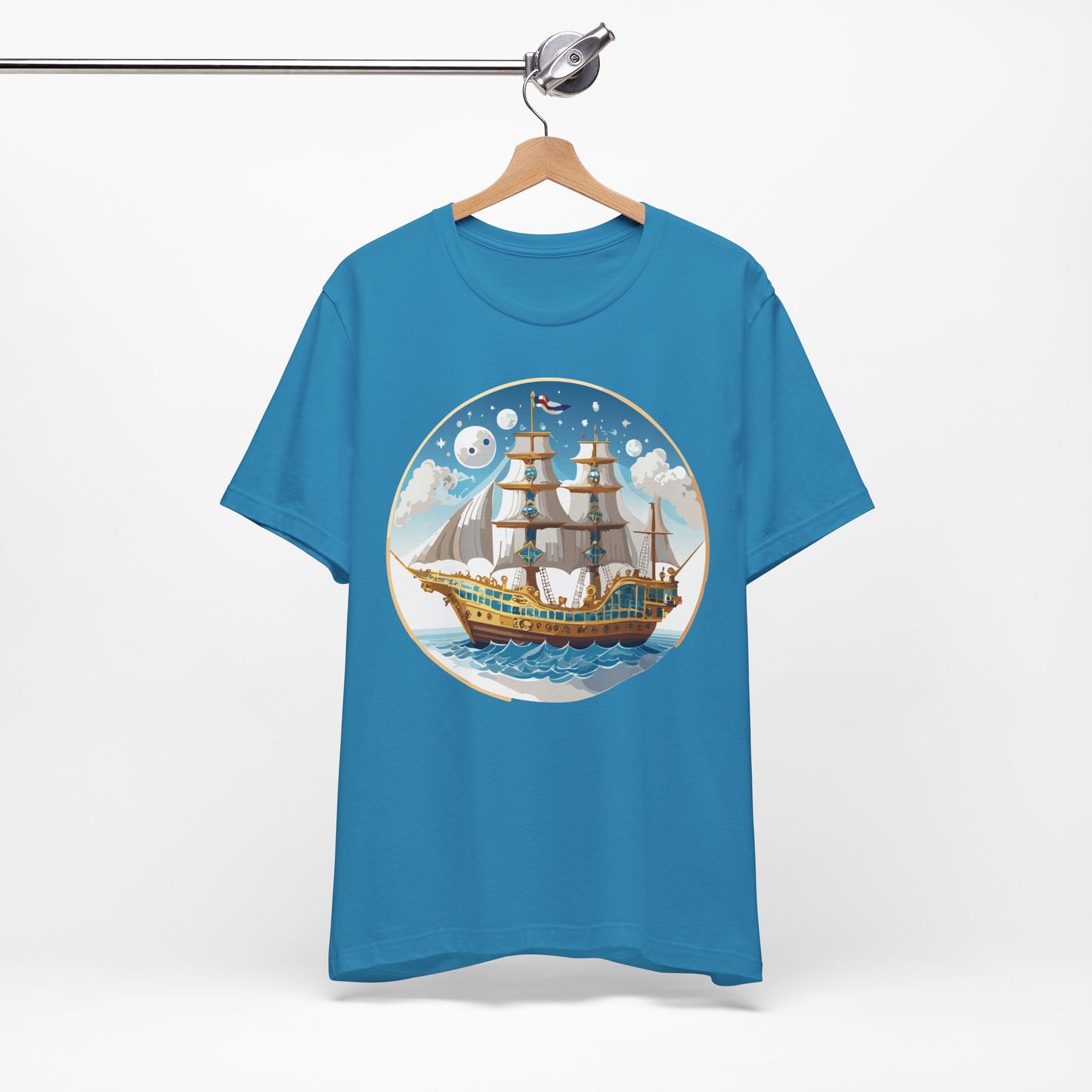 Ship Tee Shirt, Tee Shirt with Ship