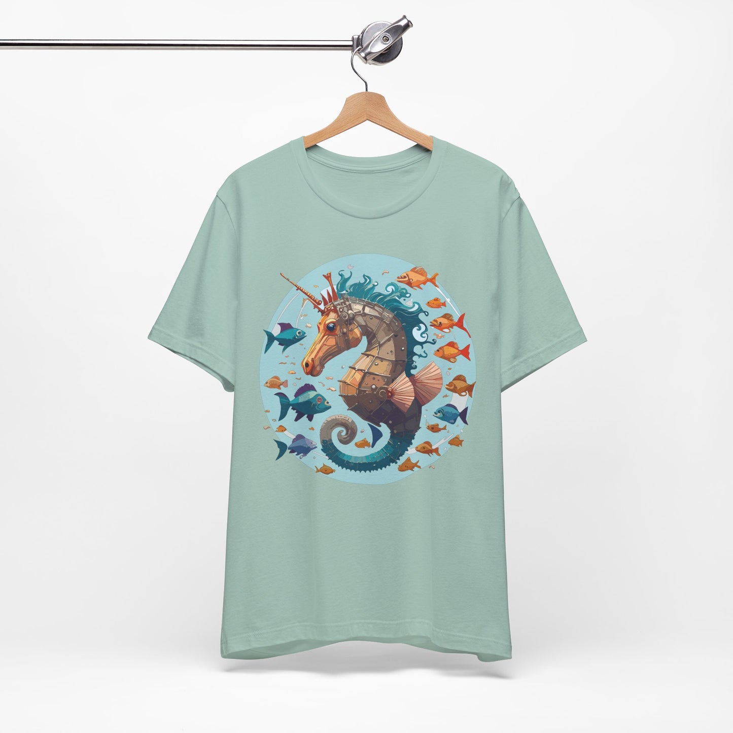 Animals Shirt, Shirt with Seahorse