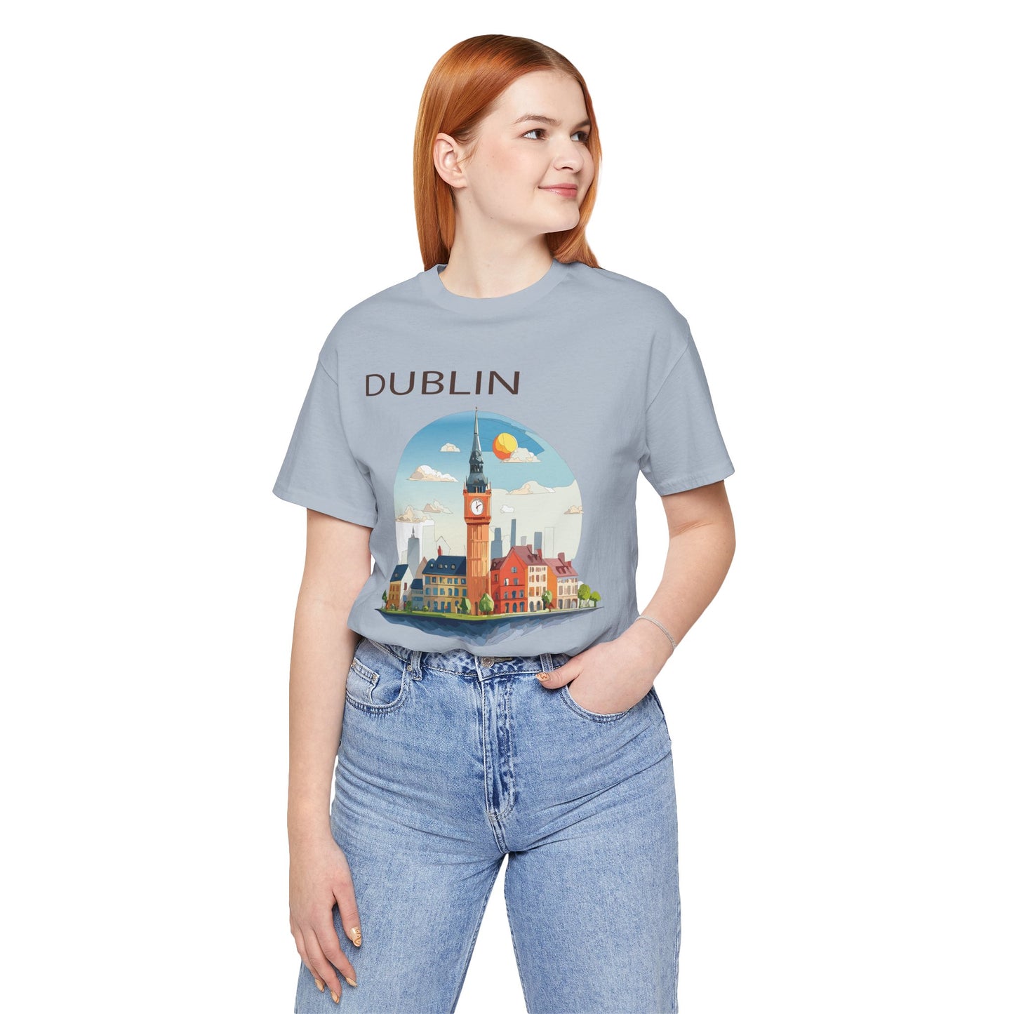 Dublin Shirt, Travel T-Shirt, Tourist Shirts, Tee Shirt with Travel Prints 1