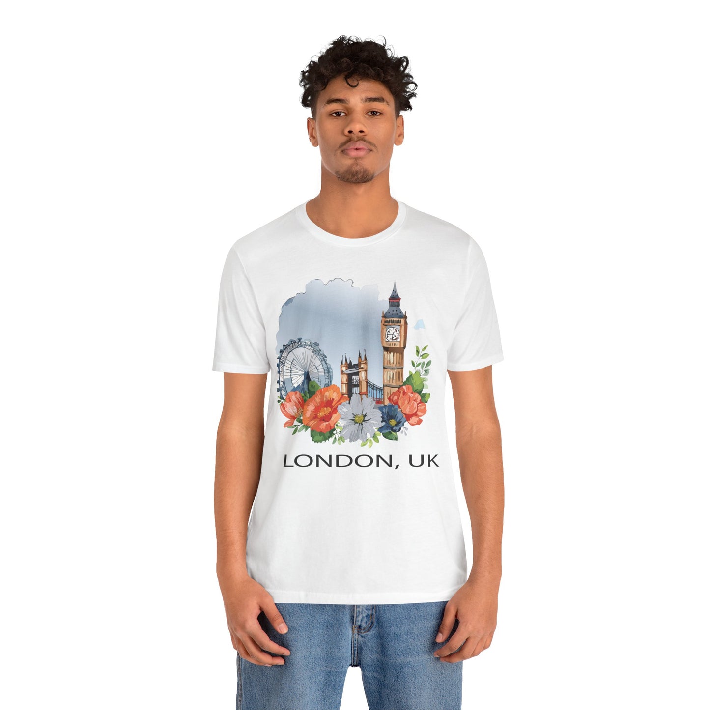 London Shirt, Travel T-Shirt, Tourist Shirts, Tee Shirt with Travel Prints 4