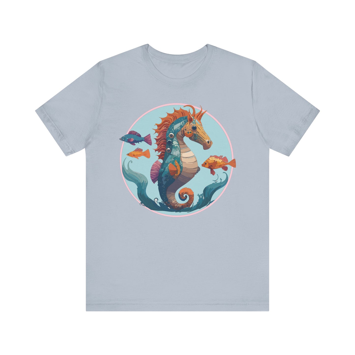 Animals Shirt, Shirt with Seahorse