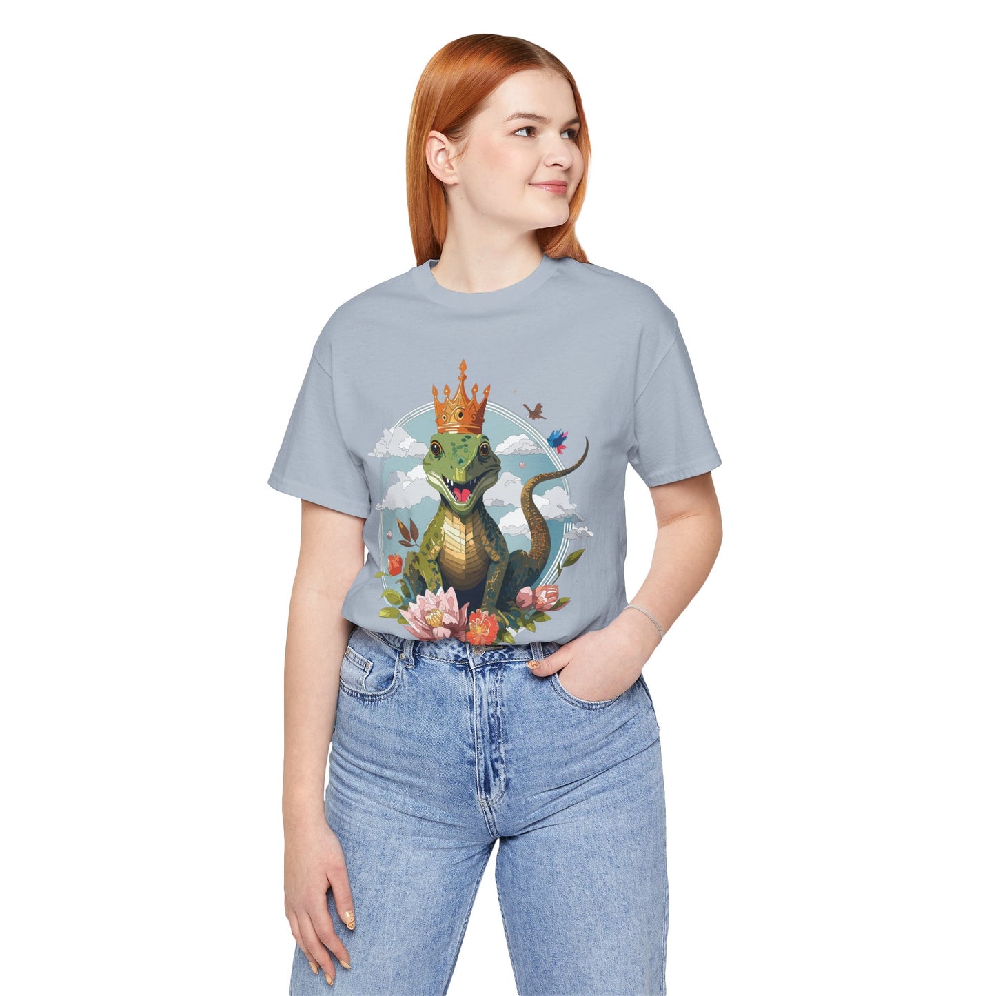 Animals Shirt, Shirt with Lizard