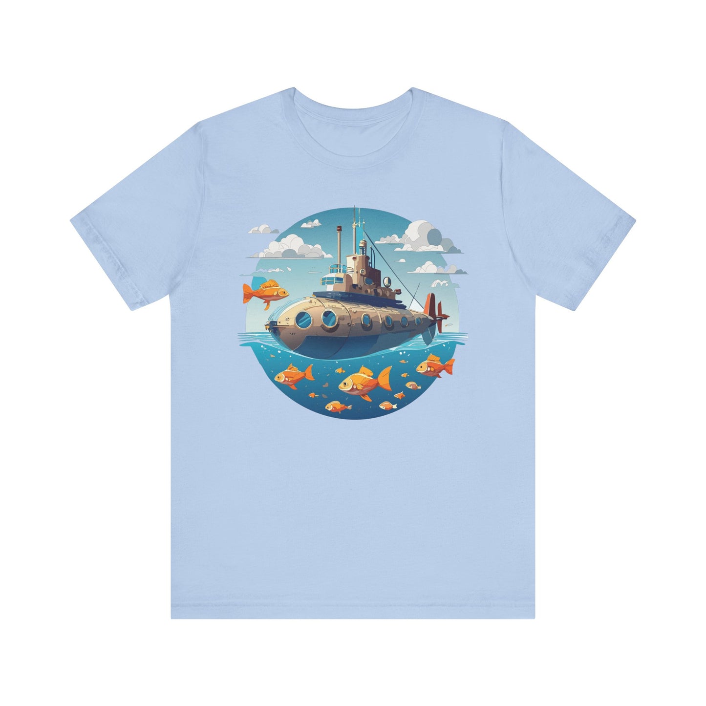 Ship Tee Shirt, Tee Shirt with Ship