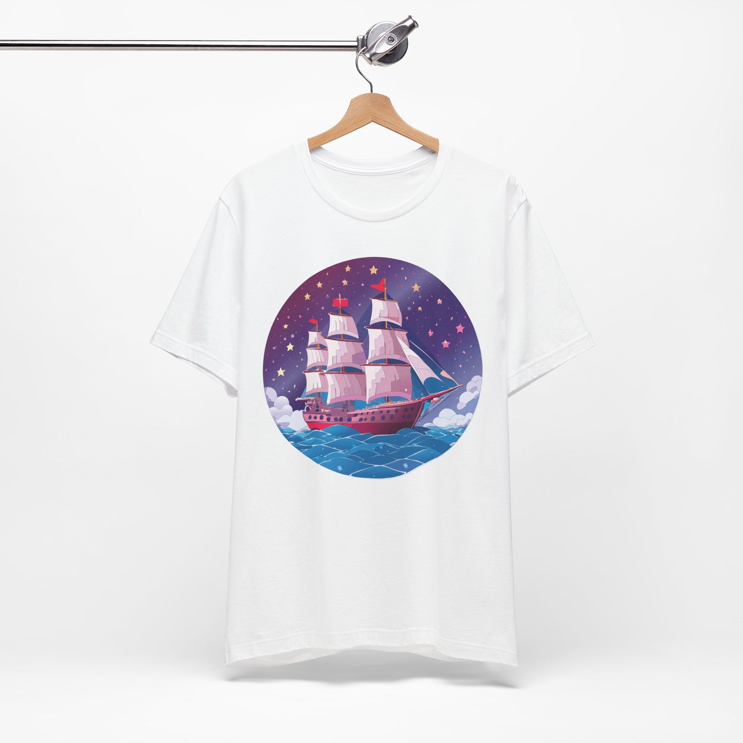 Ship Tee Shirt, Tee Shirt with Ship