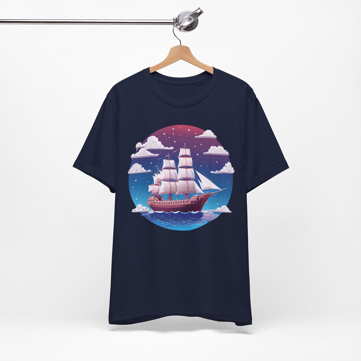 Ship Tee Shirt, Tee Shirt with Ship