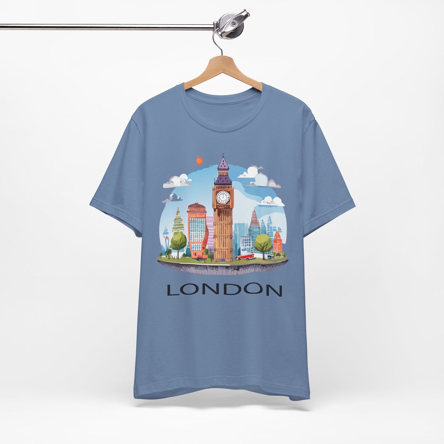 London Shirt, Travel T-Shirt, Tourist Shirts, Tee Shirt with Travel Prints 1