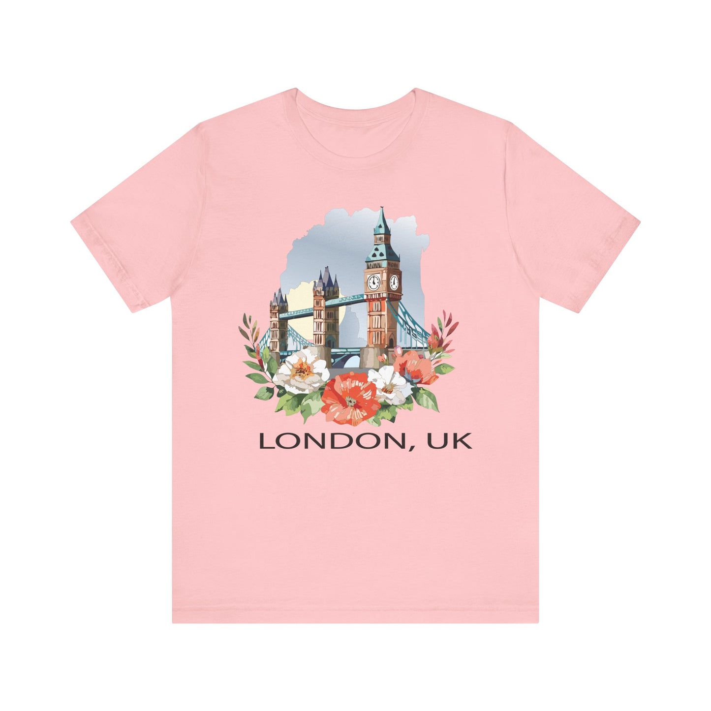 London Shirt, Travel T-Shirt, Tourist Shirts, Tee Shirt with Travel Prints 5