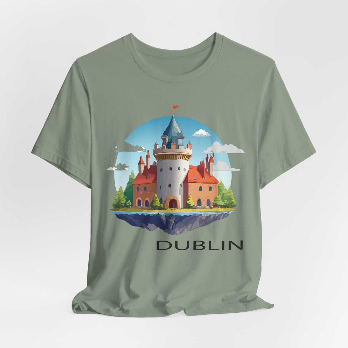 Dublin Shirt, Travel T-Shirt, Tourist Shirts, Tee Shirt with Travel Prints 3
