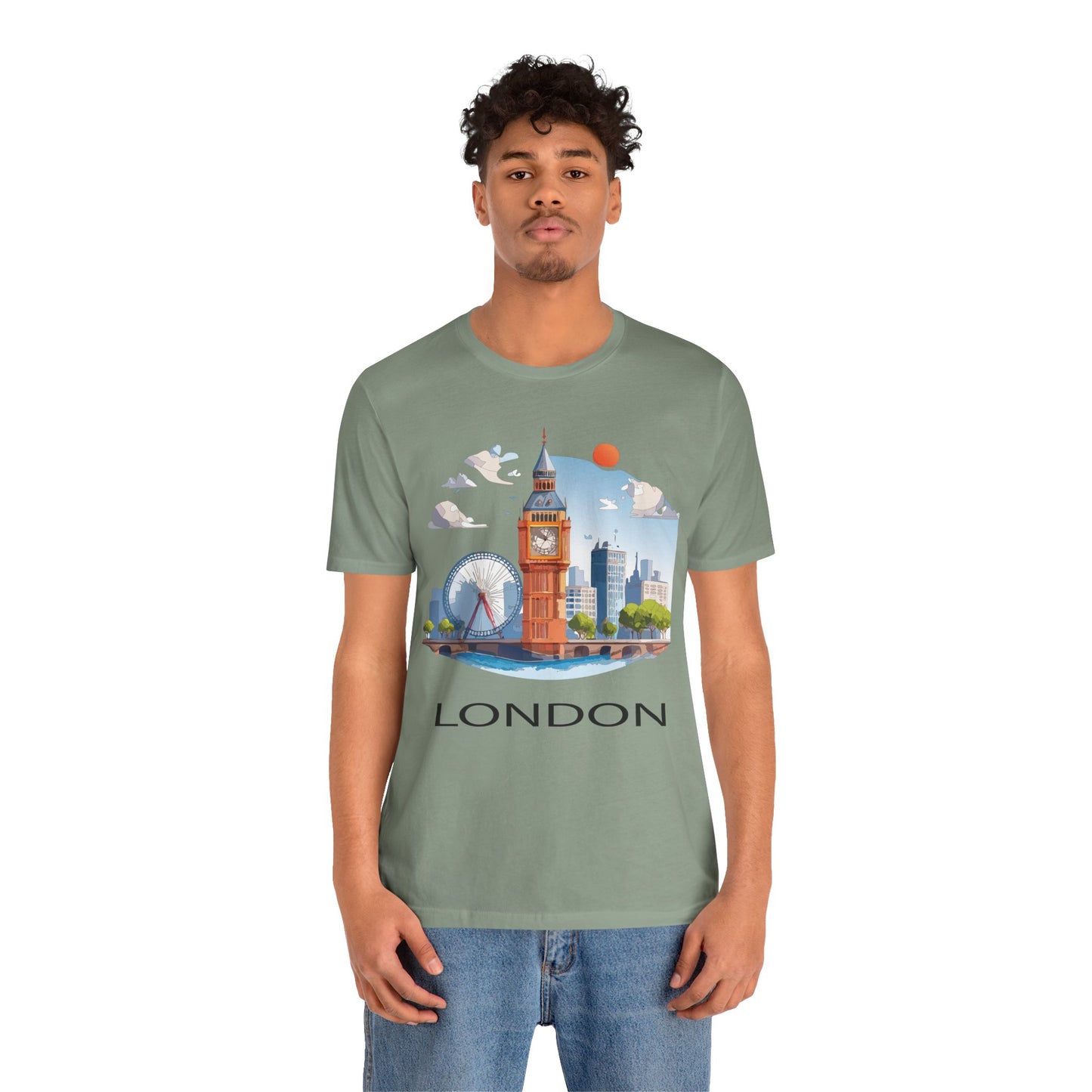 London Shirt, Travel T-Shirt, Tourist Shirts, Tee Shirt with Travel Prints 3