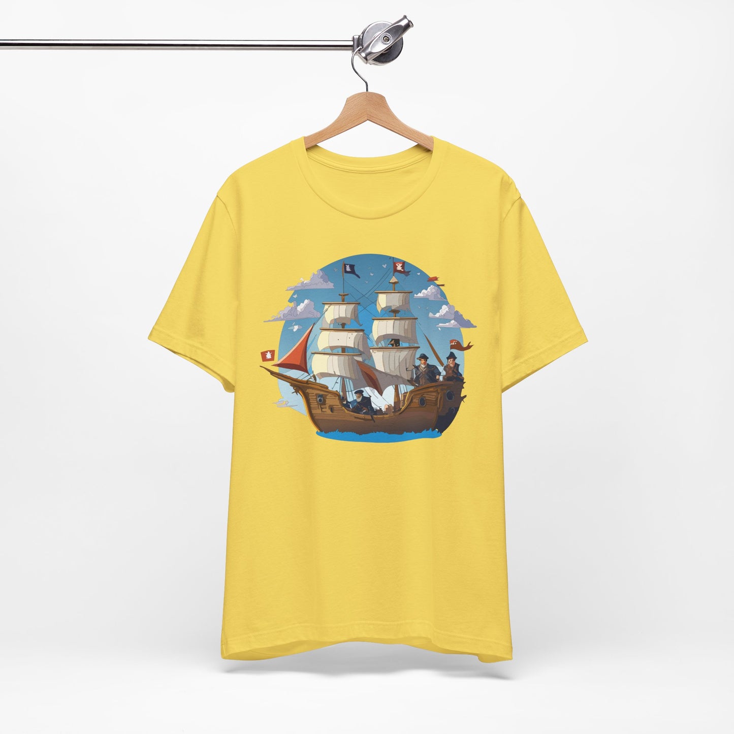 Ship Tee Shirt, Tee Shirt with Ship
