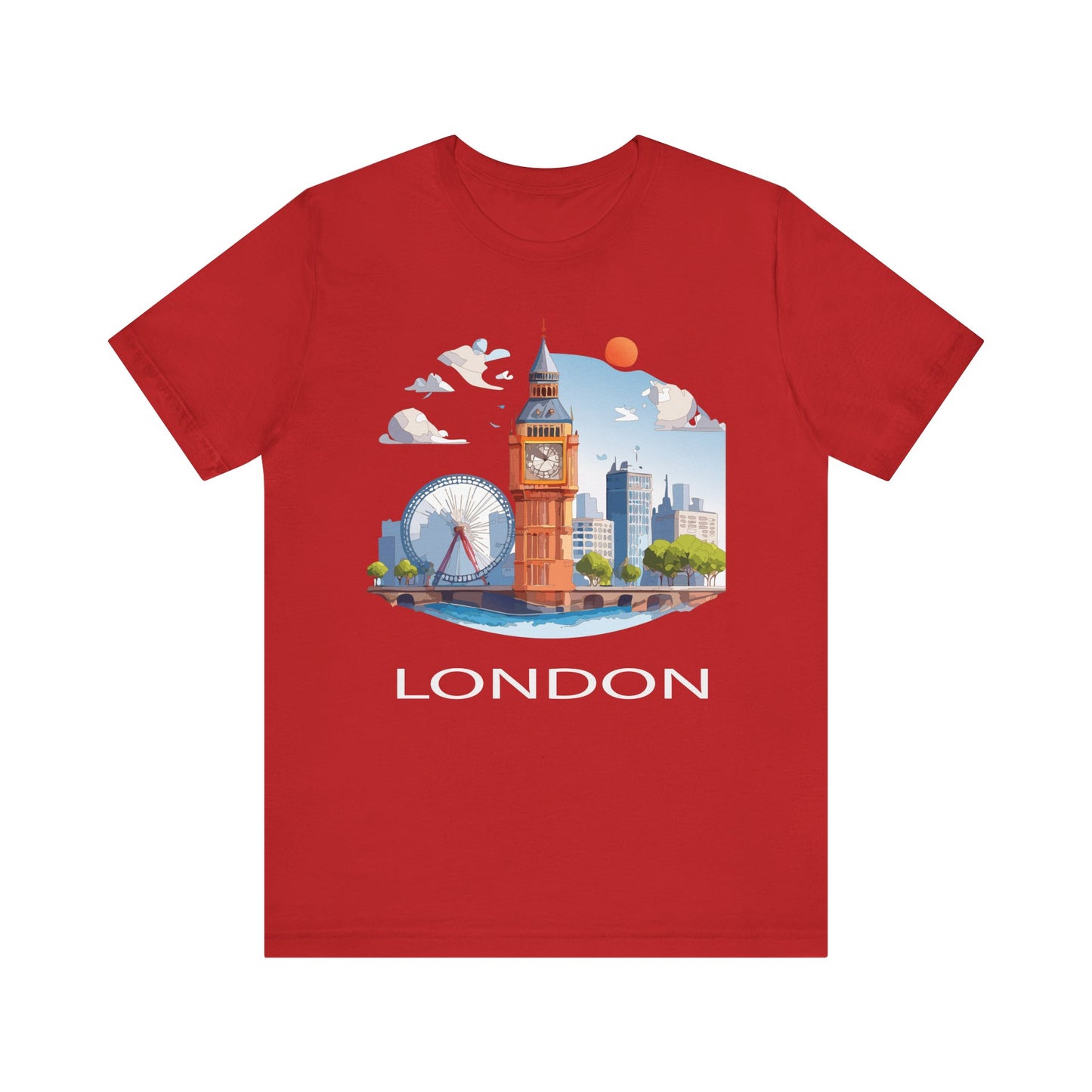 London Shirt, Travel T-Shirt, Tourist Shirts, Tee Shirt with Travel Prints 3
