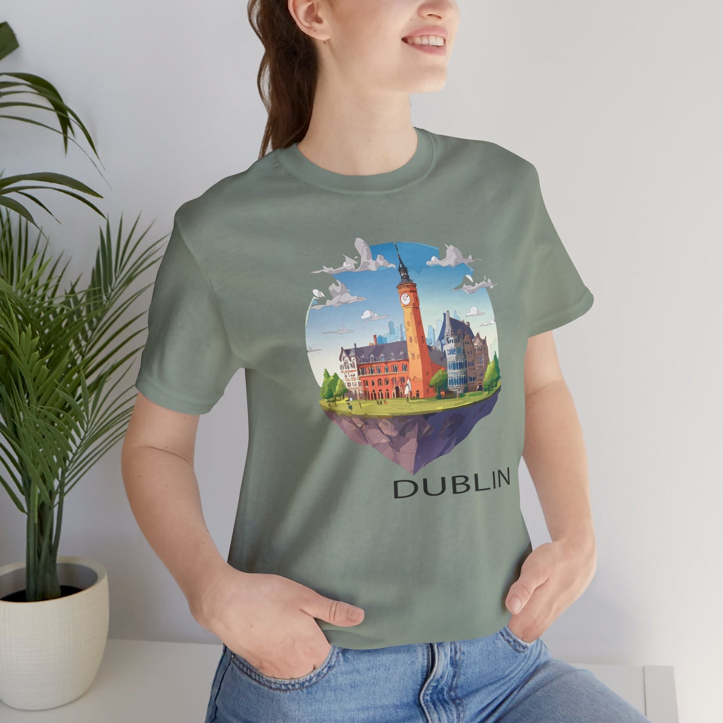Dublin Shirt, Travel T-Shirt, Tourist Shirts, Tee Shirt with Travel Prints 2