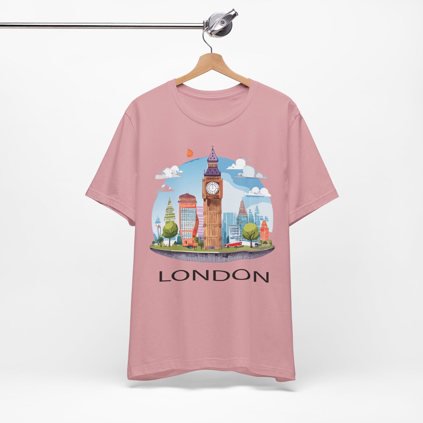 London Shirt, Travel T-Shirt, Tourist Shirts, Tee Shirt with Travel Prints 1