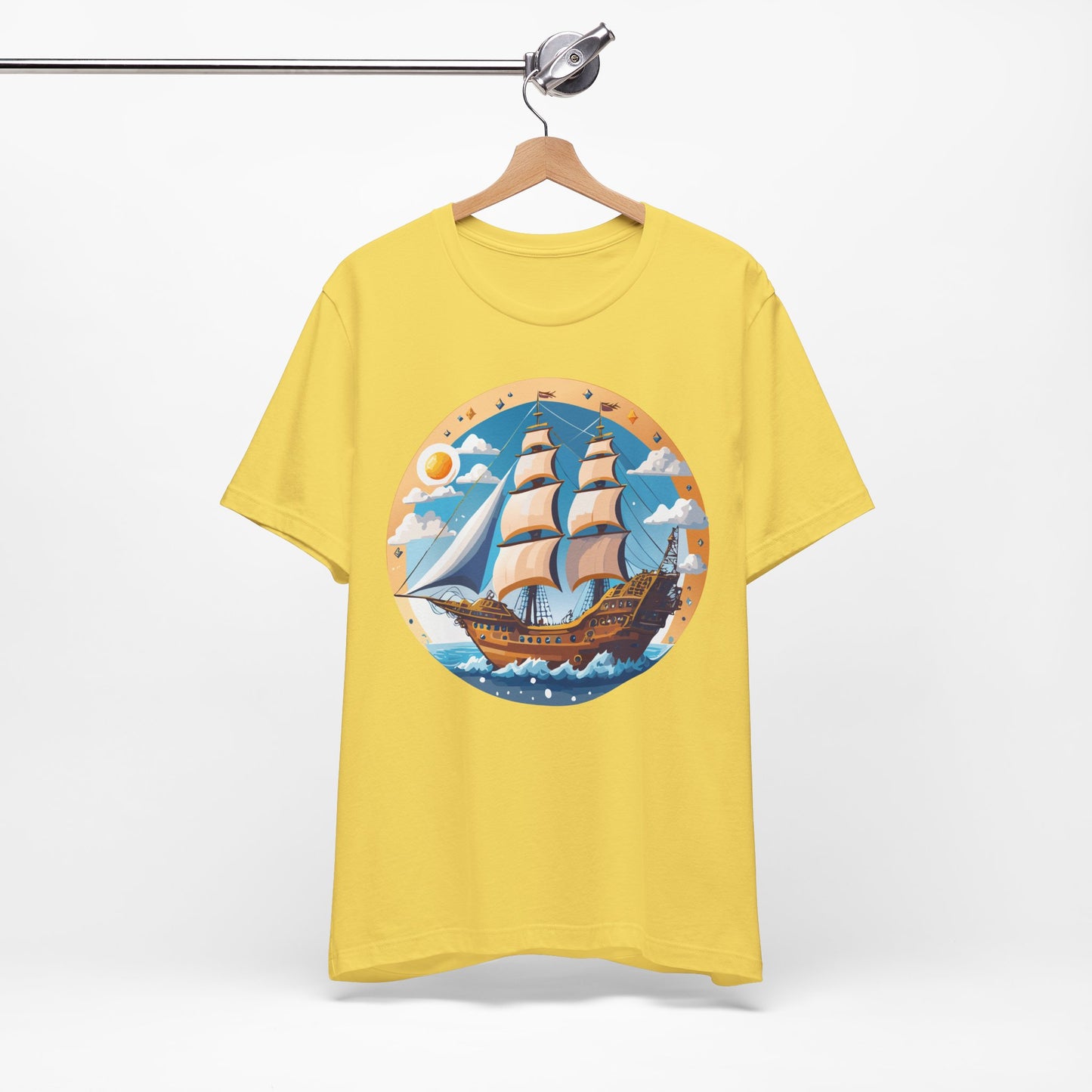 Ship Tee Shirt, Tee Shirt with Ship