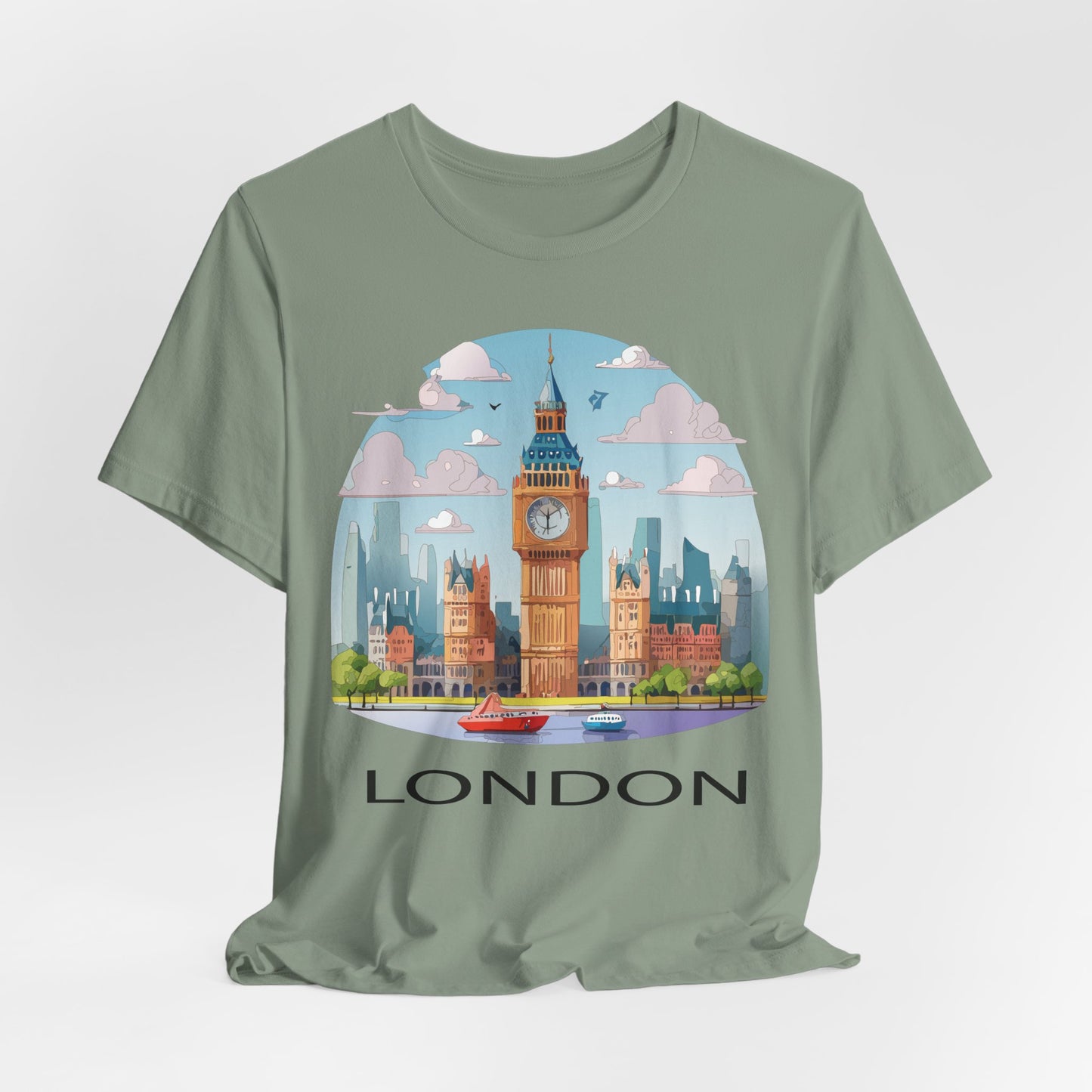 London Shirt, Travel T-Shirt, Tourist Shirts, Tee Shirt with Travel Prints 2