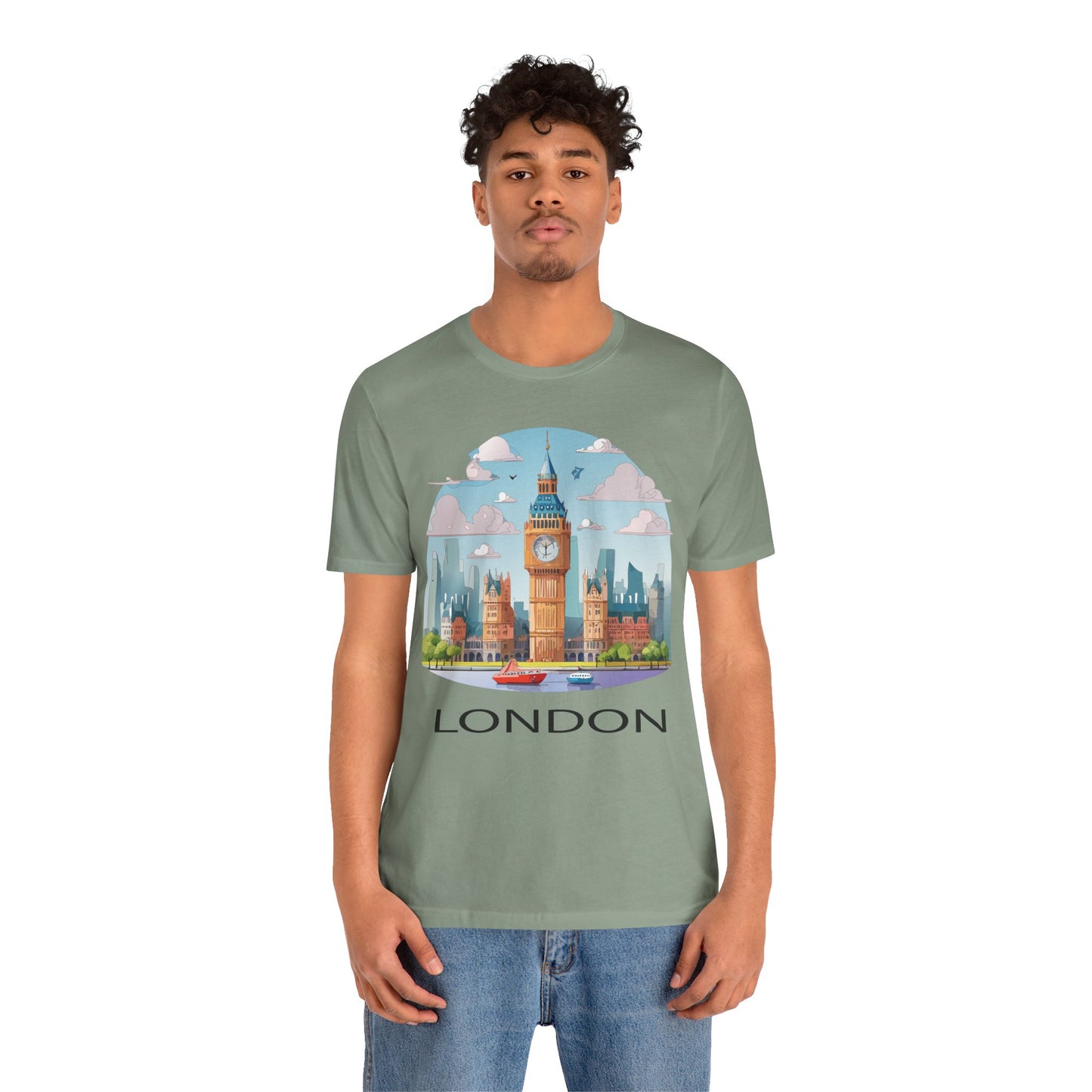 London Shirt, Travel T-Shirt, Tourist Shirts, Tee Shirt with Travel Prints 2