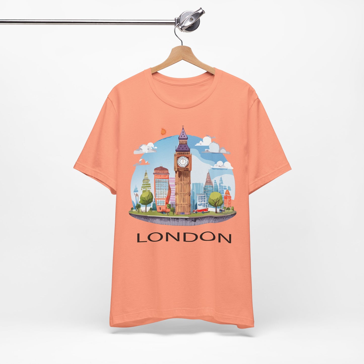 London Shirt, Travel T-Shirt, Tourist Shirts, Tee Shirt with Travel Prints 1