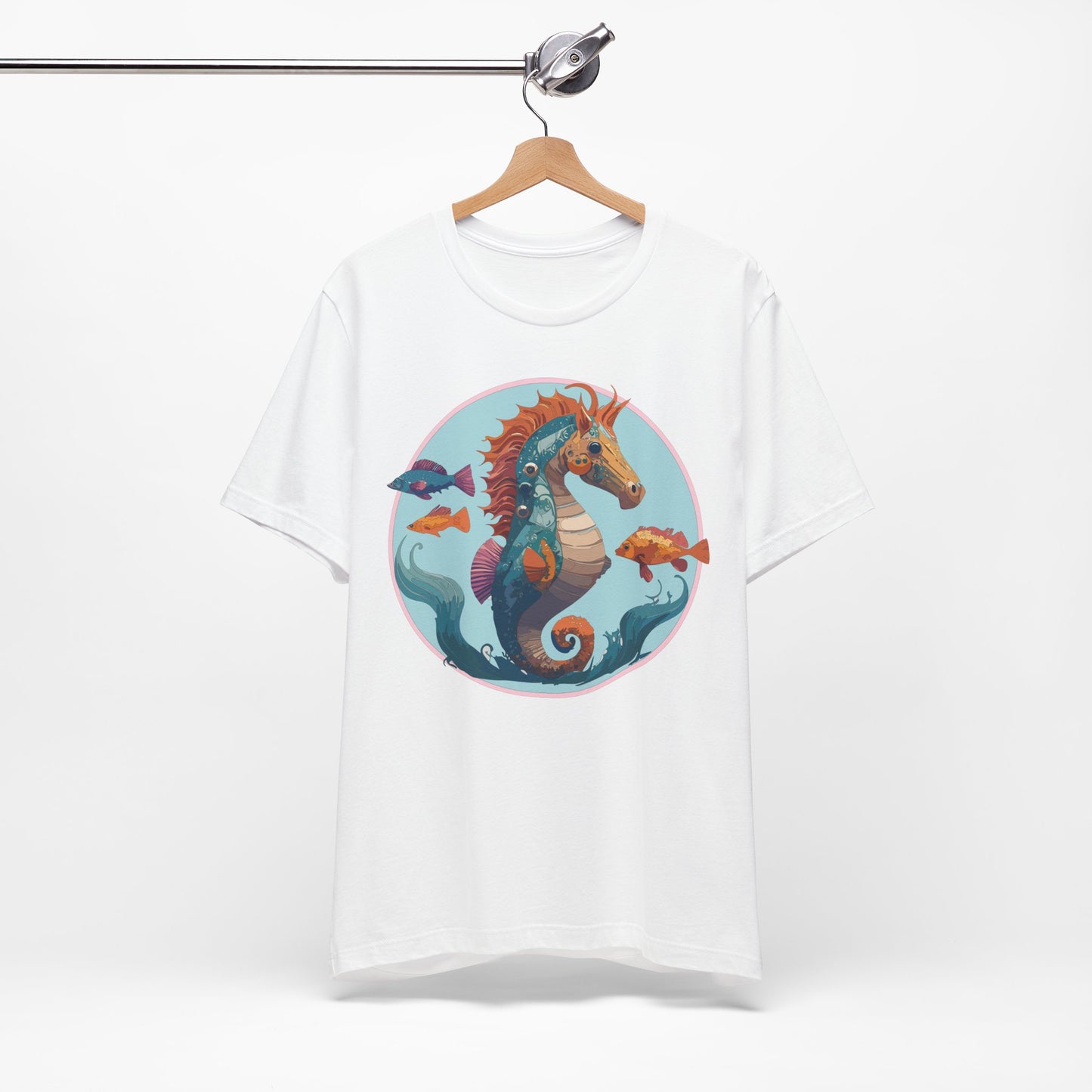 Animals Shirt, Shirt with Seahorse