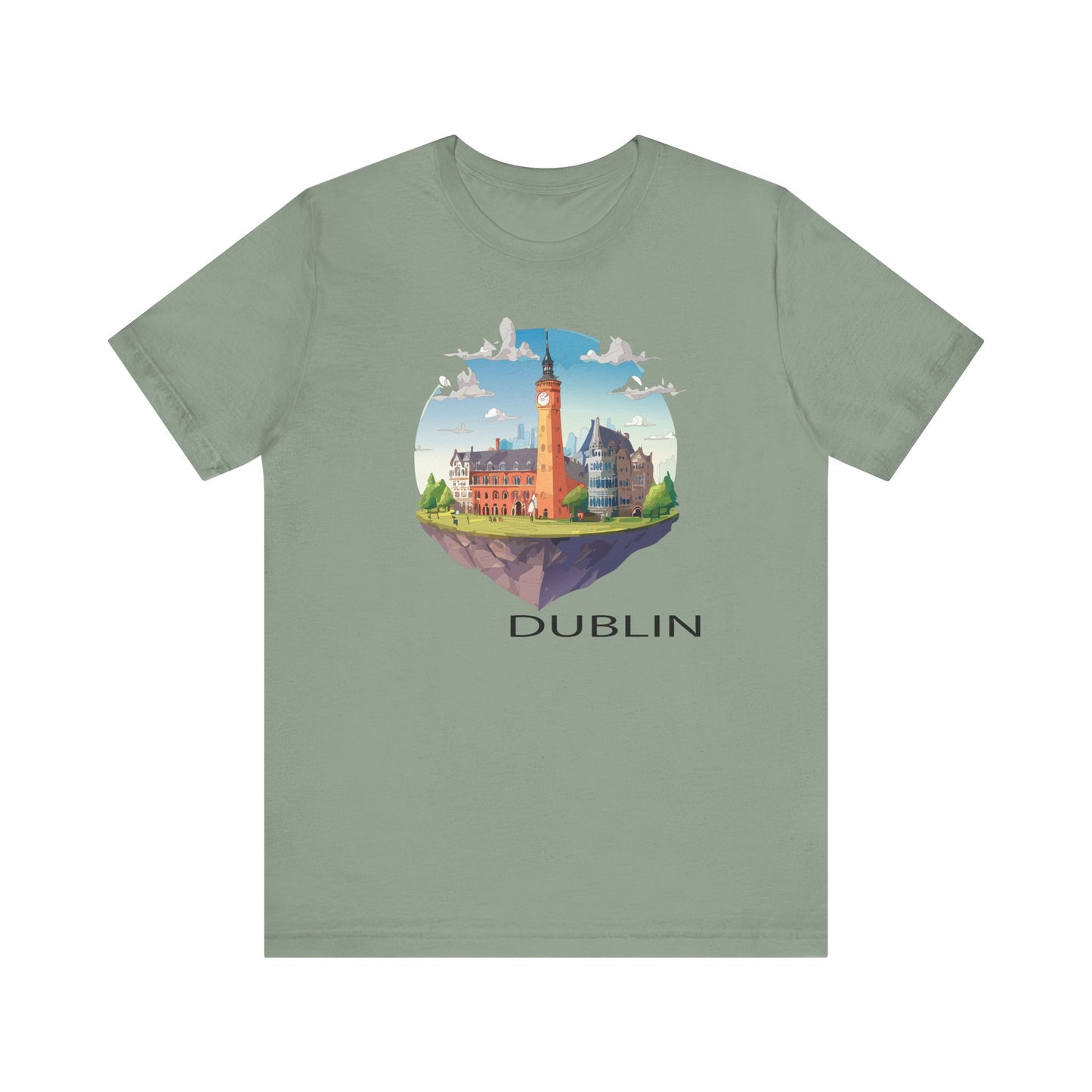 Dublin Shirt, Travel T-Shirt, Tourist Shirts, Tee Shirt with Travel Prints 2