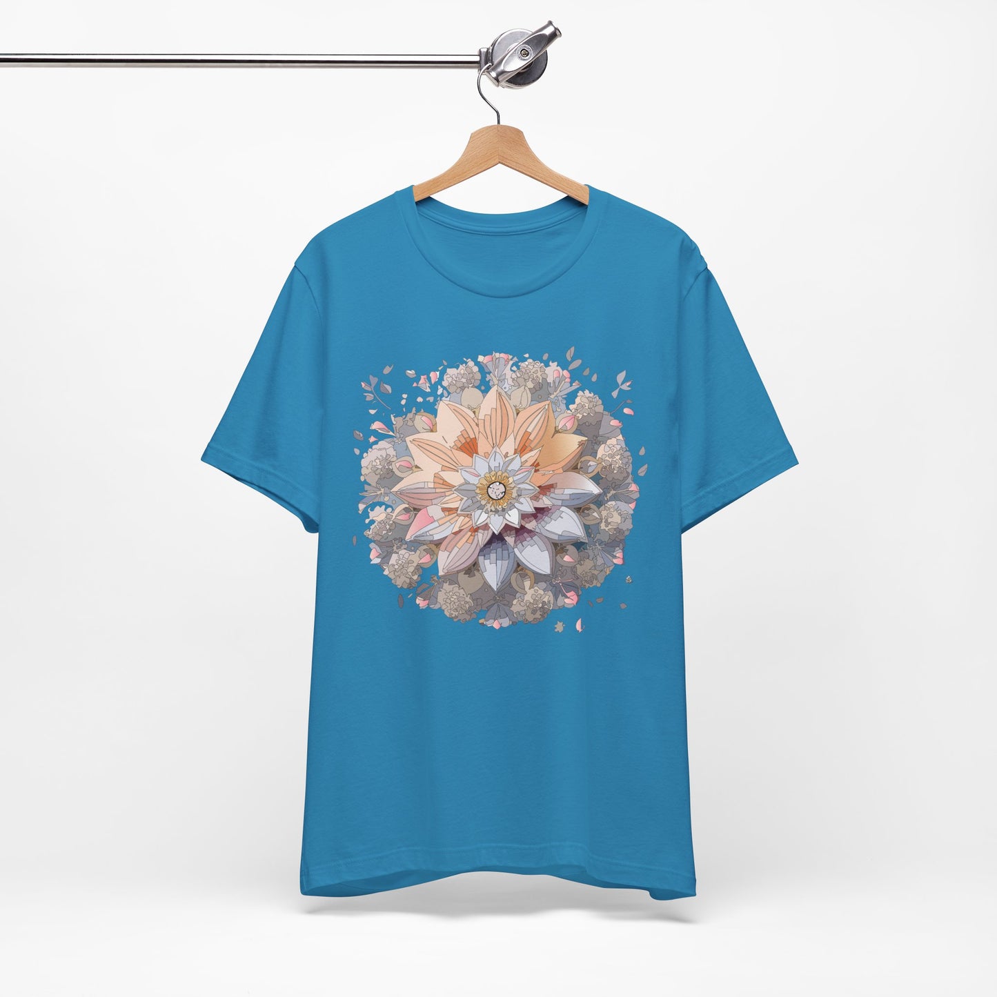Floral Mandala Shirt, Flowers Mandala Shirt