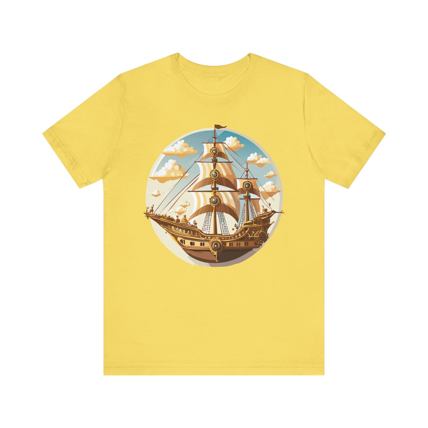 Ship Tee Shirt, Tee Shirt with Ship