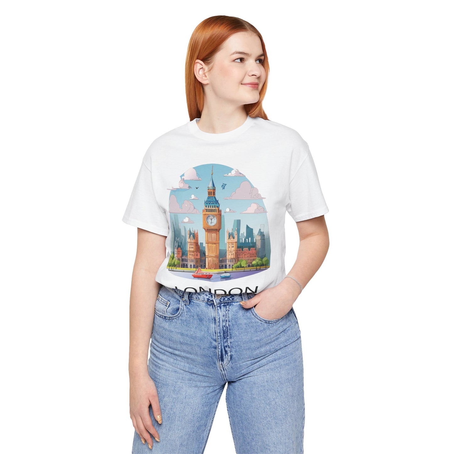London Shirt, Travel T-Shirt, Tourist Shirts, Tee Shirt with Travel Prints 2