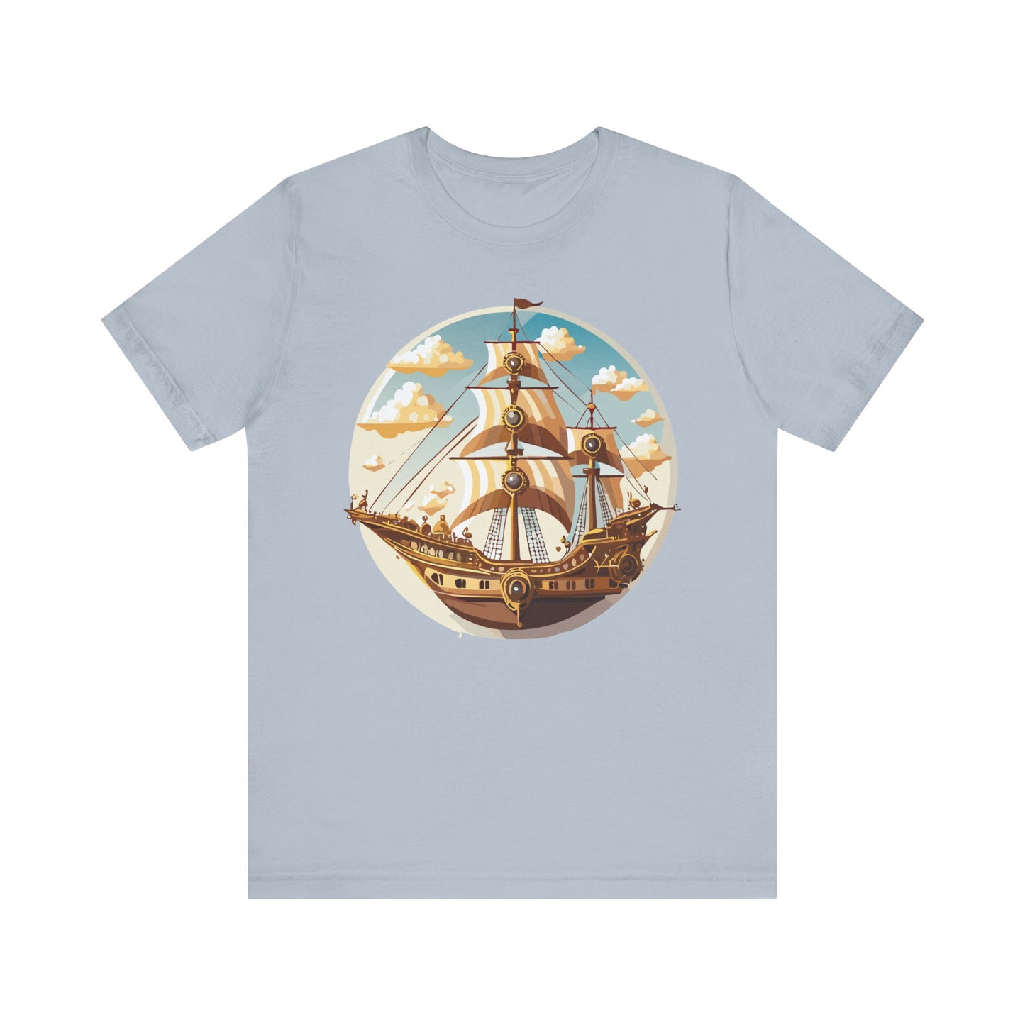 Ship Tee Shirt, Tee Shirt with Ship