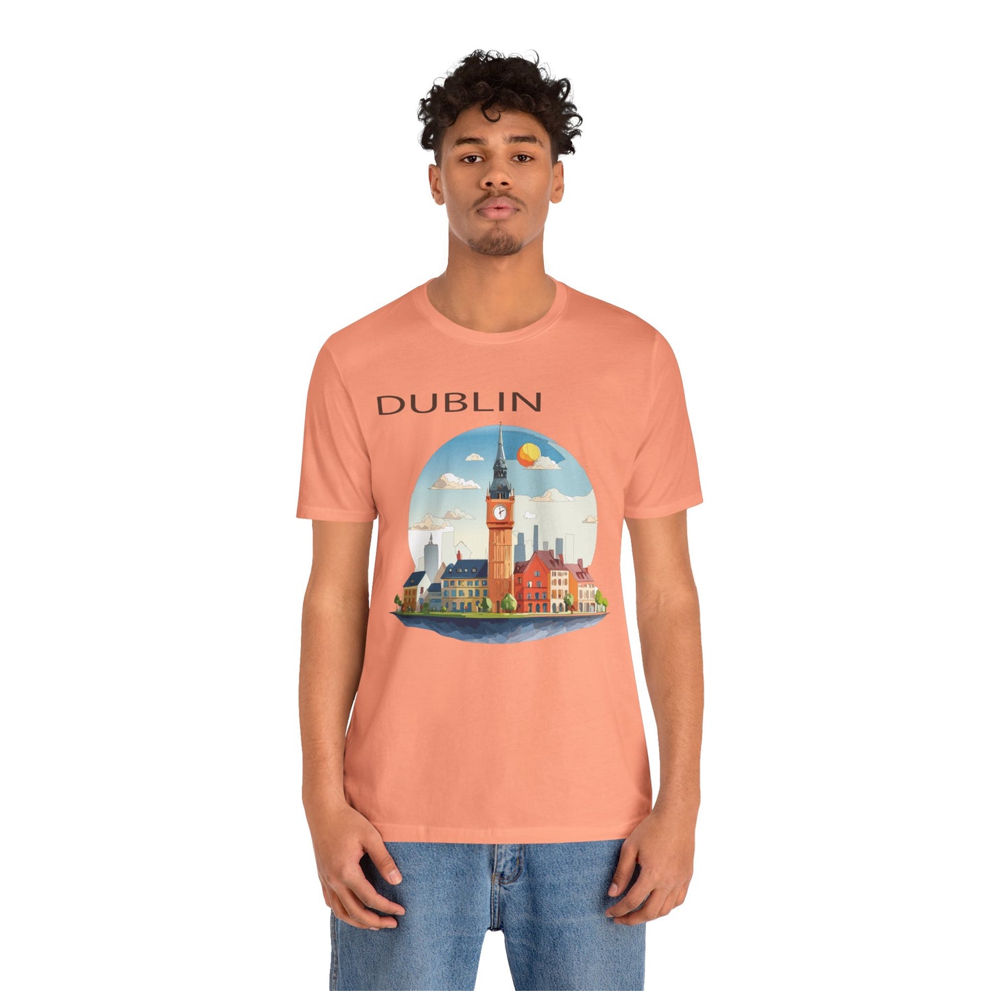 Dublin Shirt, Travel T-Shirt, Tourist Shirts, Tee Shirt with Travel Prints 1