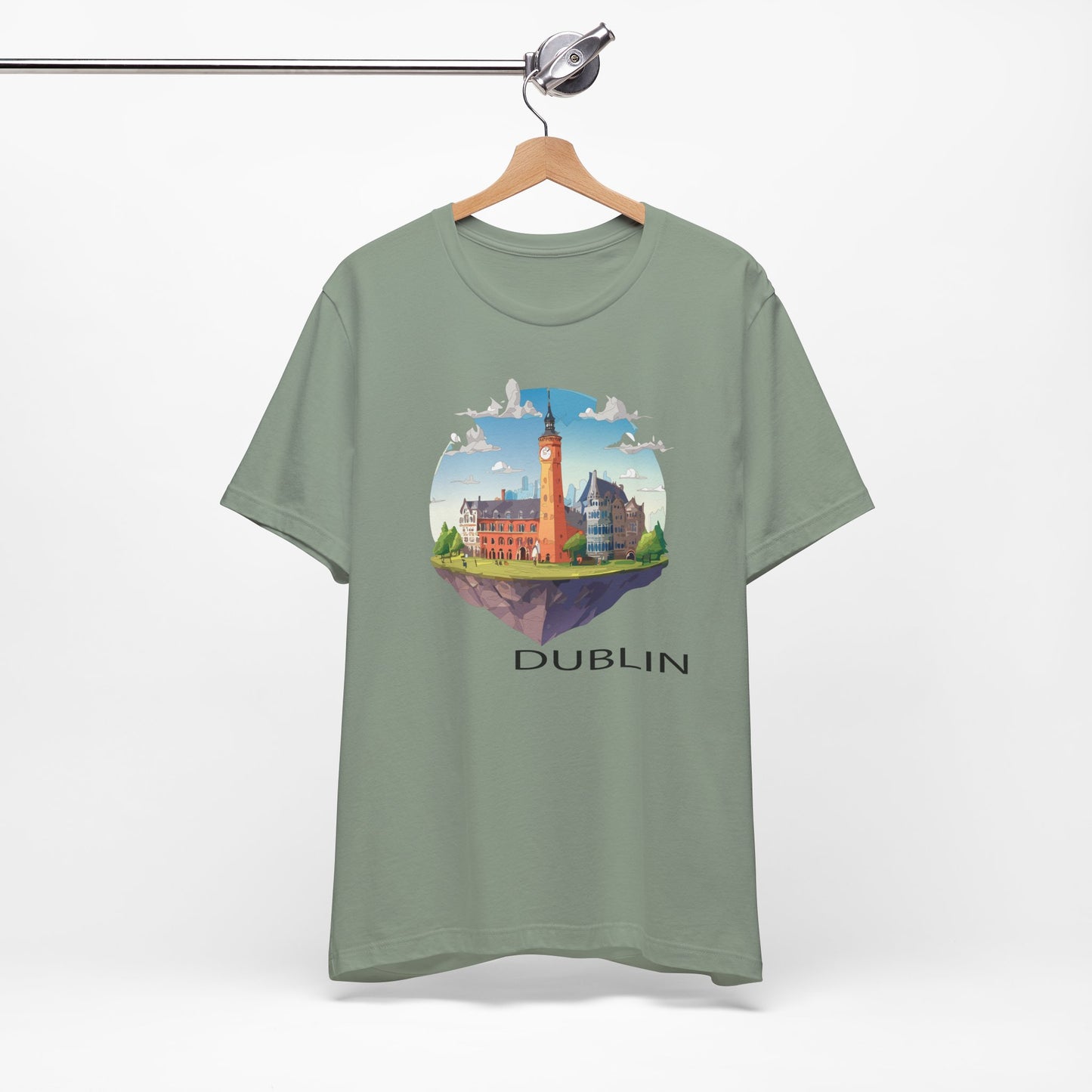 Dublin Shirt, Travel T-Shirt, Tourist Shirts, Tee Shirt with Travel Prints 2