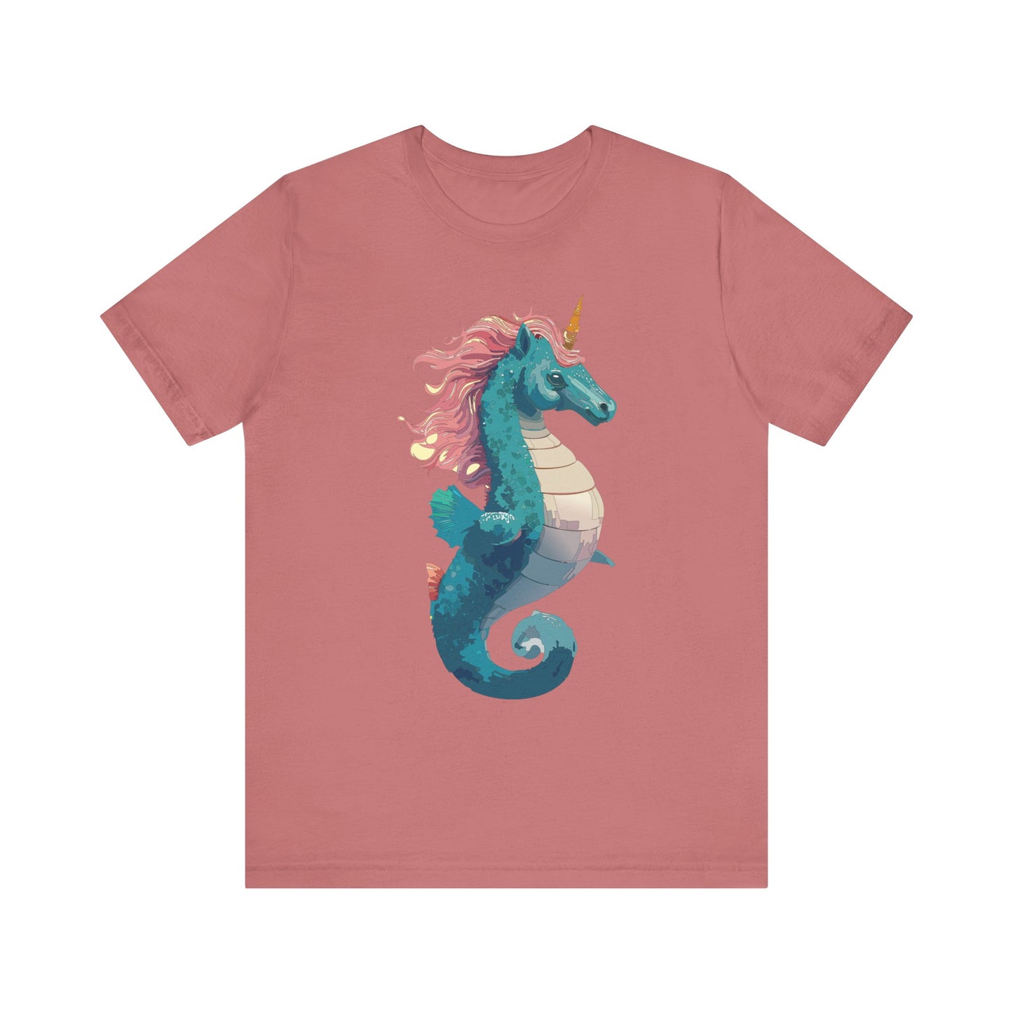Animals Shirt, Shirt with Seahorse