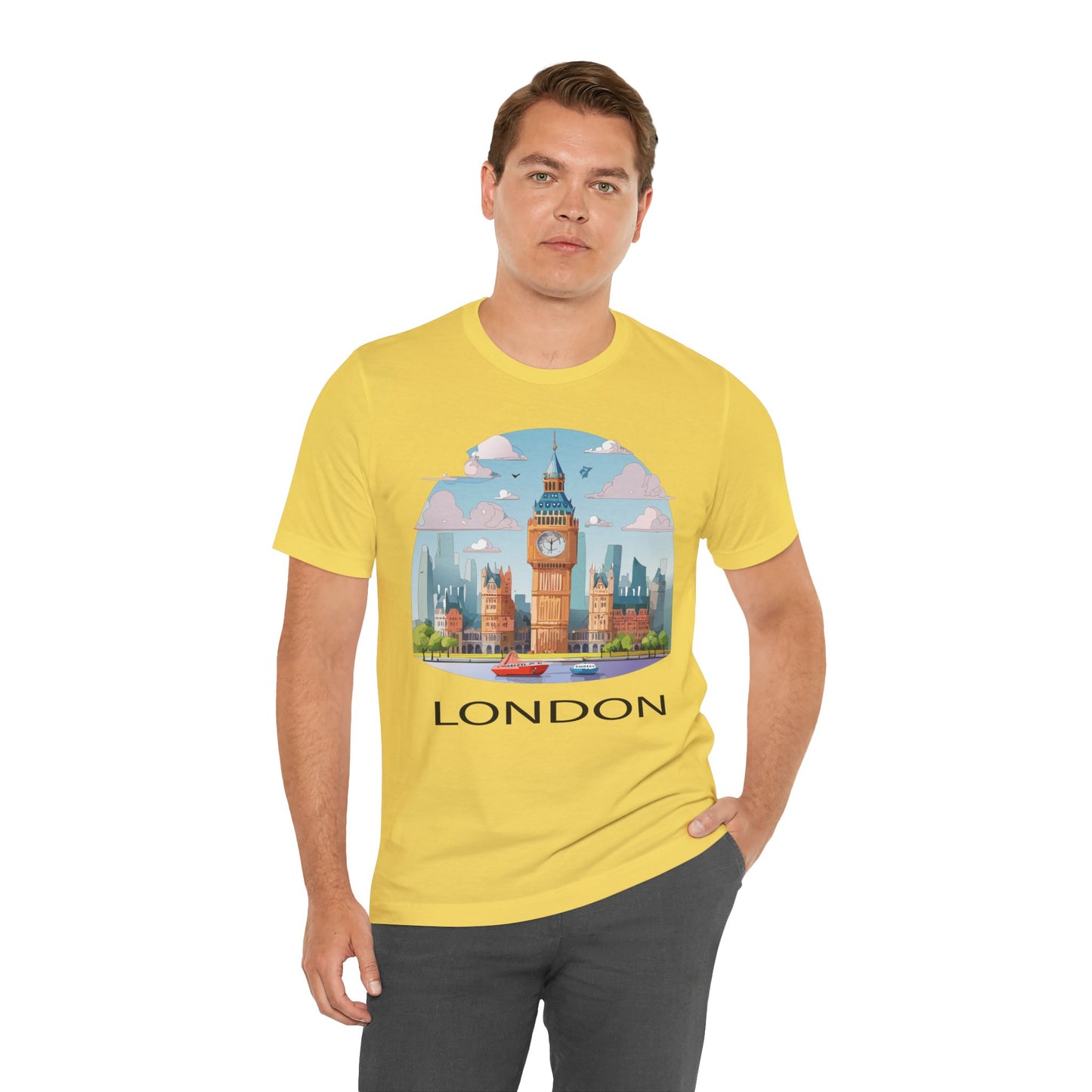 London Shirt, Travel T-Shirt, Tourist Shirts, Tee Shirt with Travel Prints 2