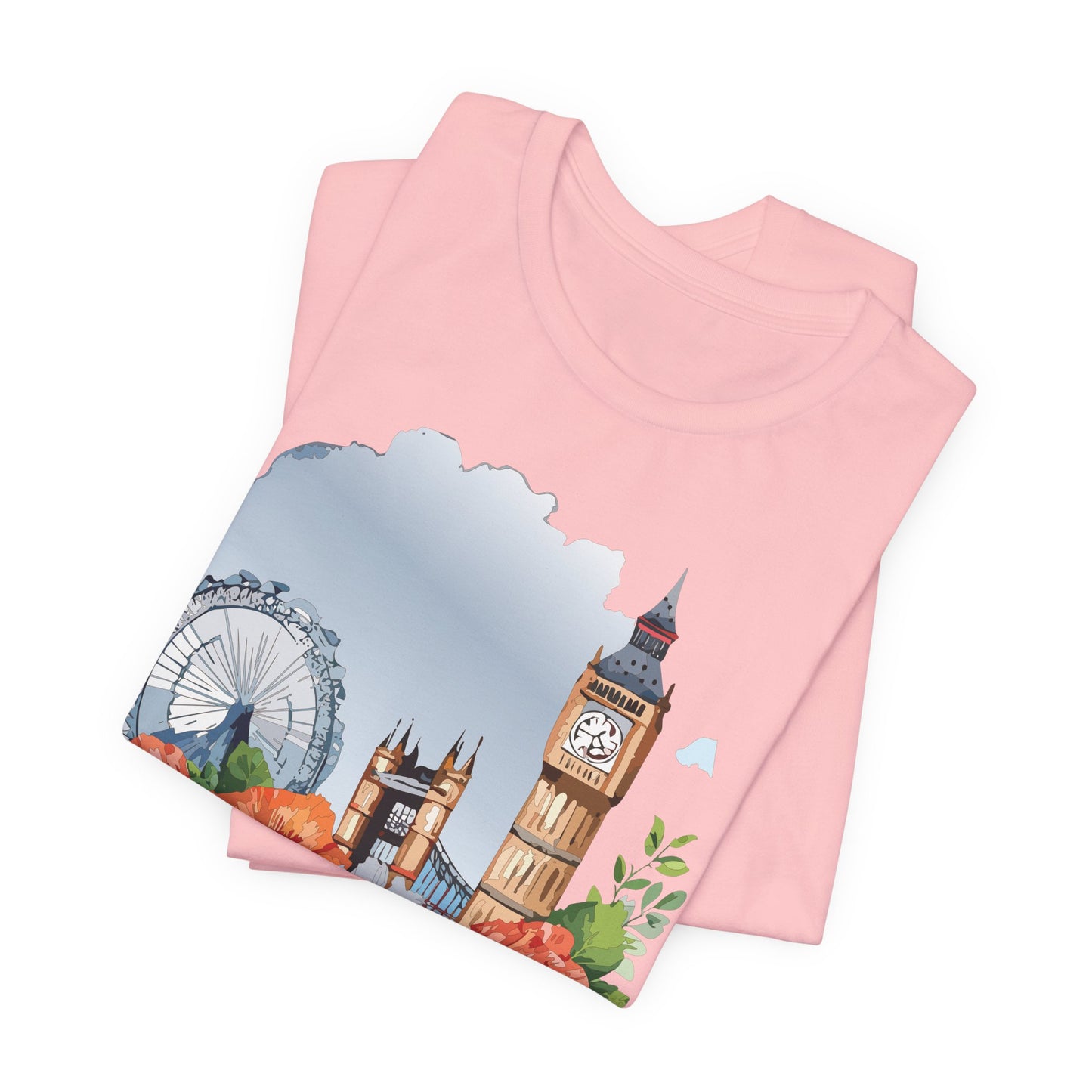 London Shirt, Travel T-Shirt, Tourist Shirts, Tee Shirt with Travel Prints 4