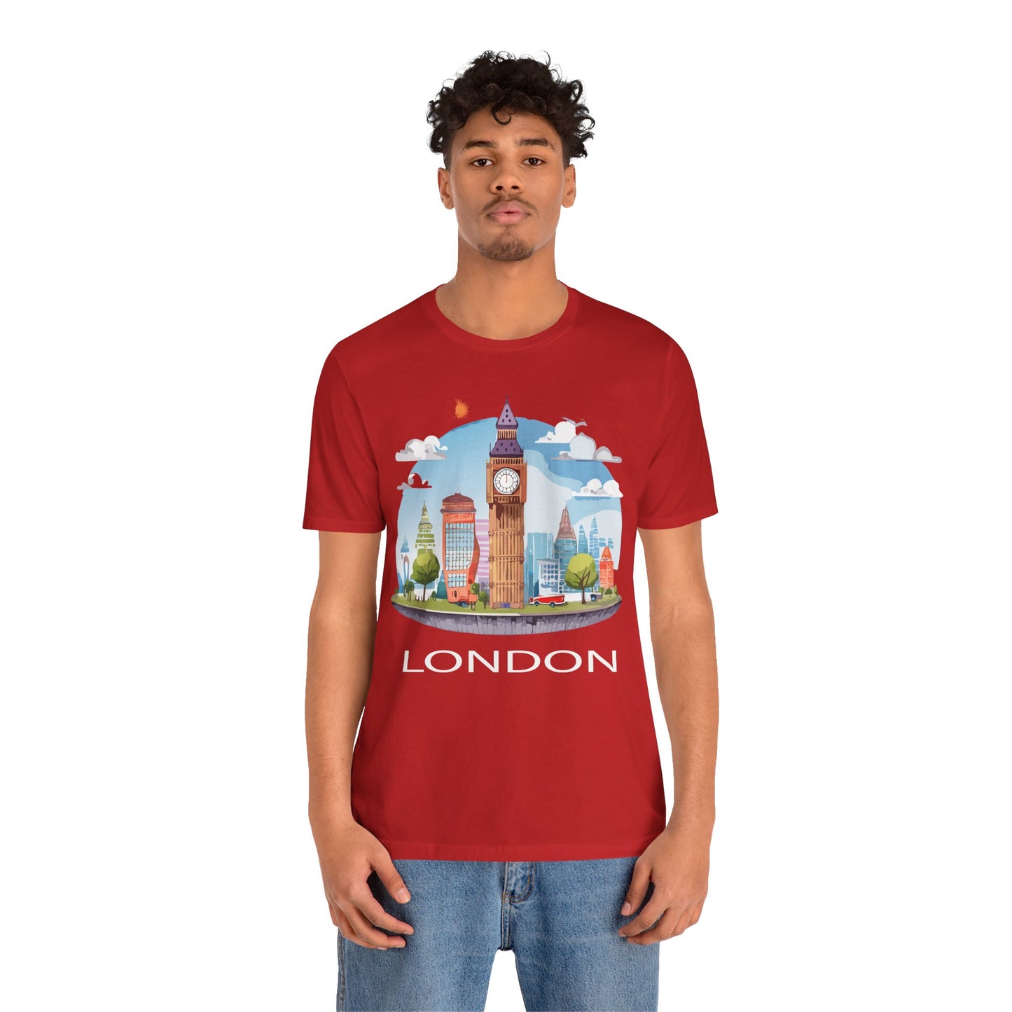 London Shirt, Travel T-Shirt, Tourist Shirts, Tee Shirt with Travel Prints 1