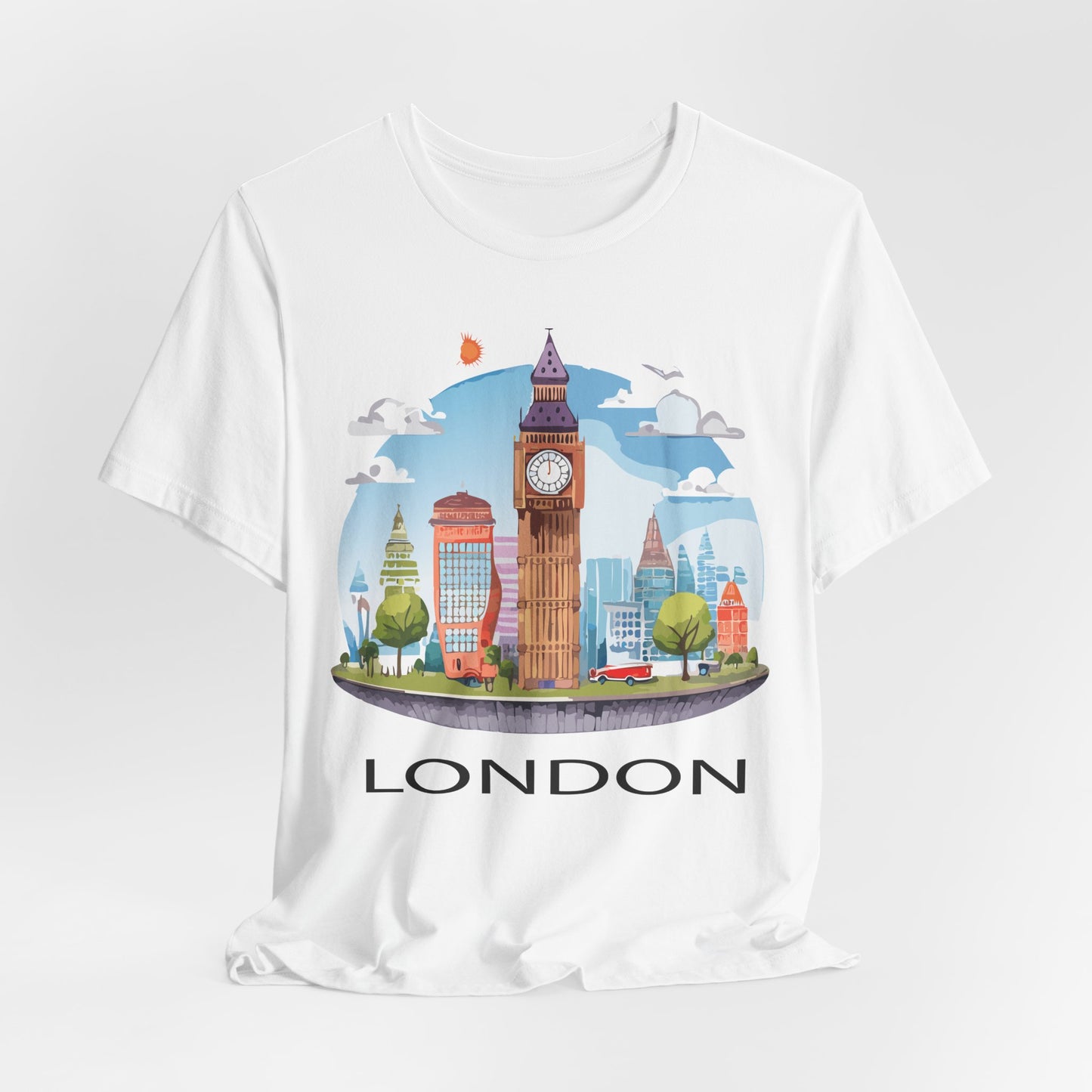 London Shirt, Travel T-Shirt, Tourist Shirts, Tee Shirt with Travel Prints 1
