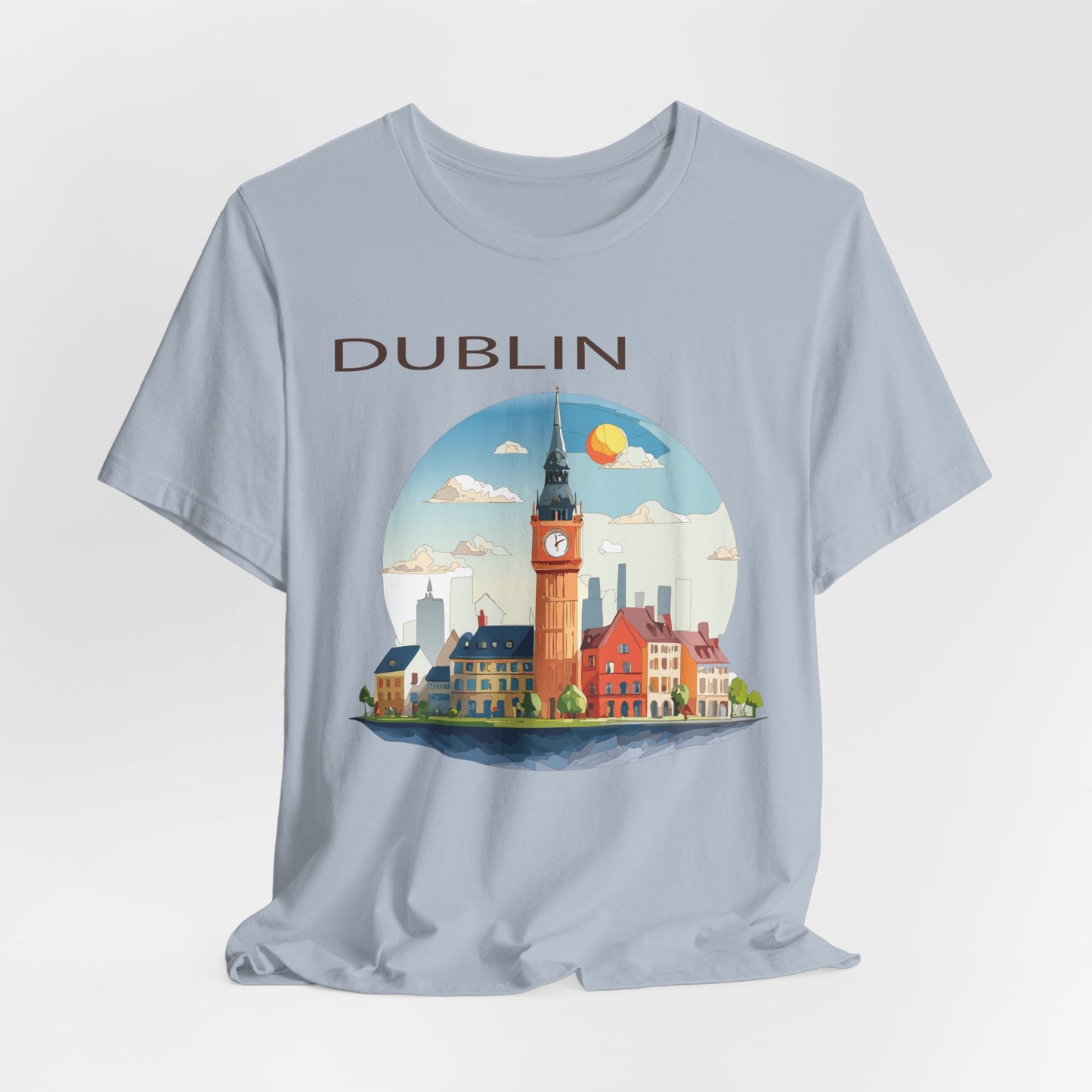 Dublin Shirt, Travel T-Shirt, Tourist Shirts, Tee Shirt with Travel Prints 1