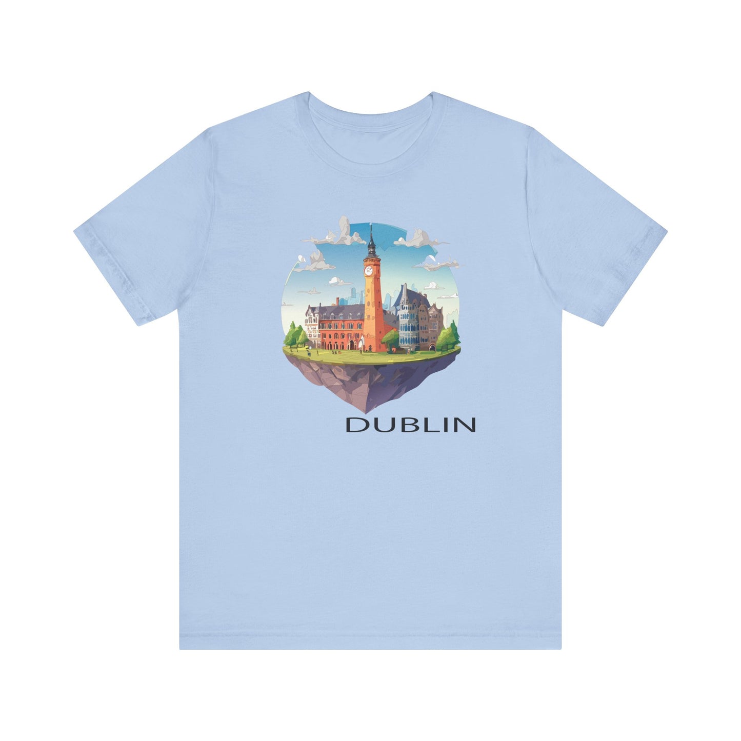 Dublin Shirt, Travel T-Shirt, Tourist Shirts, Tee Shirt with Travel Prints 2