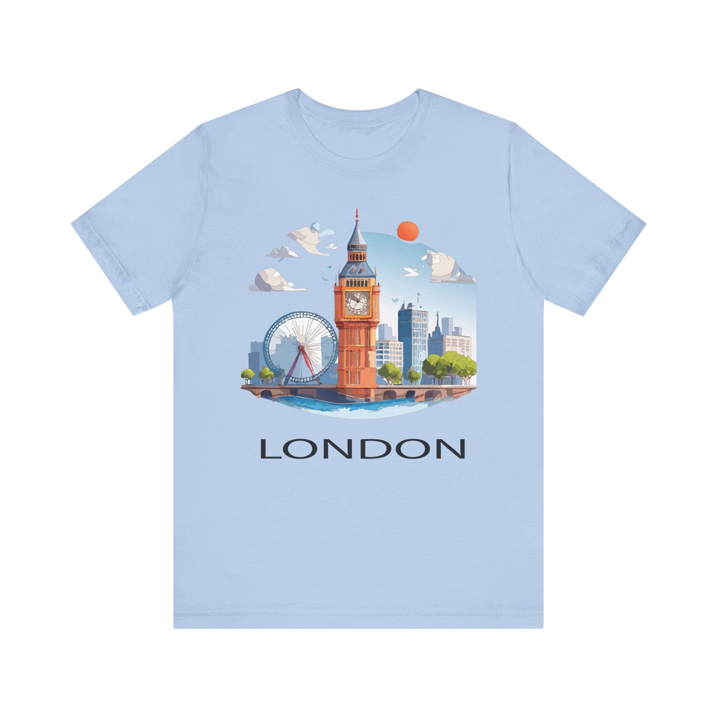 London Shirt, Travel T-Shirt, Tourist Shirts, Tee Shirt with Travel Prints 3