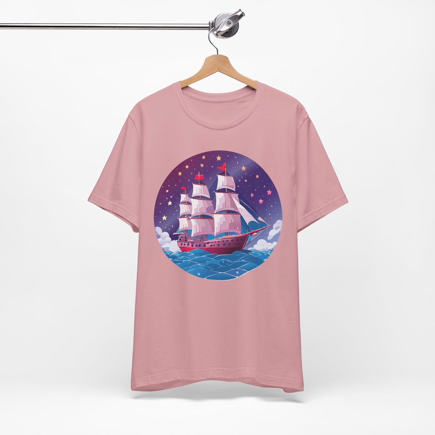 Ship Tee Shirt, Tee Shirt with Ship