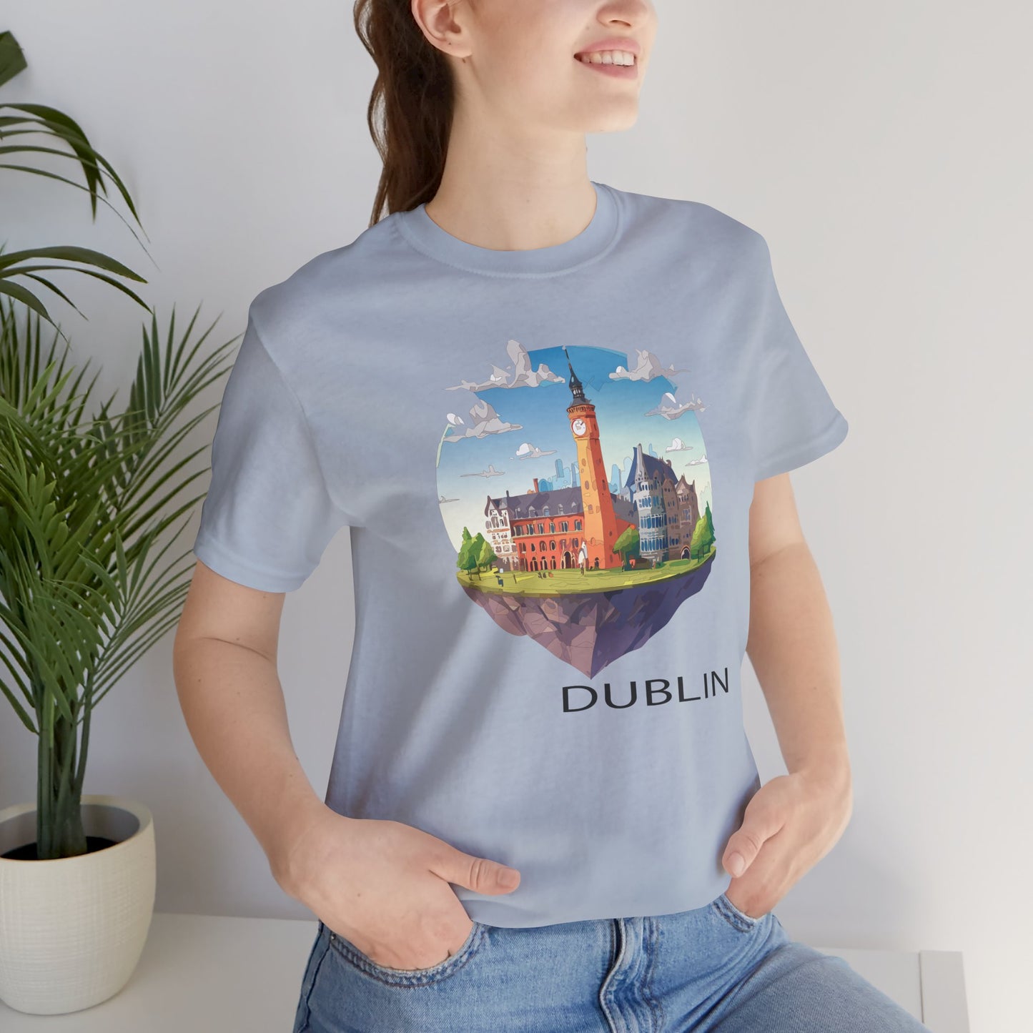 Dublin Shirt, Travel T-Shirt, Tourist Shirts, Tee Shirt with Travel Prints 2